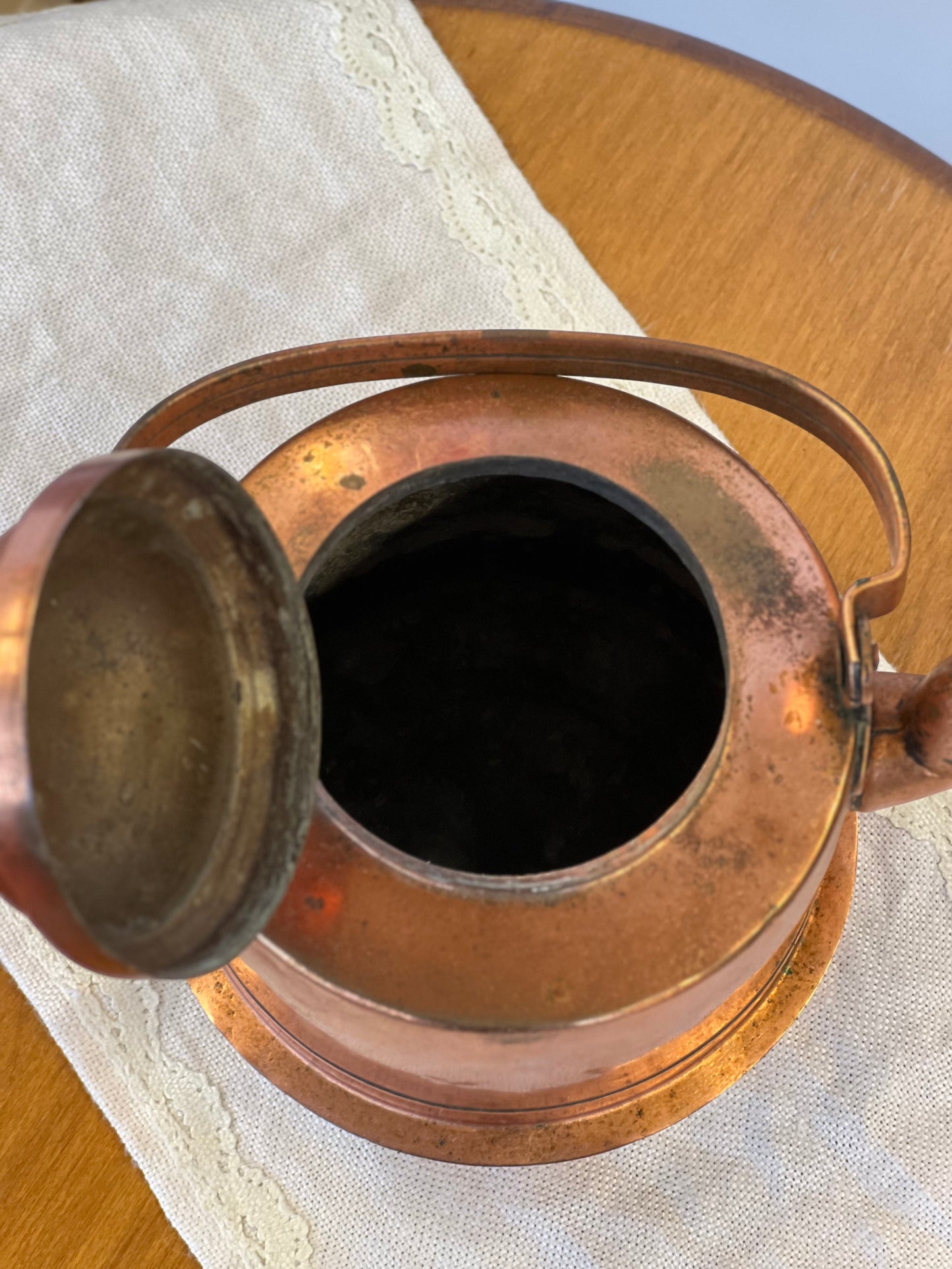 Antikvarinis - vintažinis varinis arbatinukas