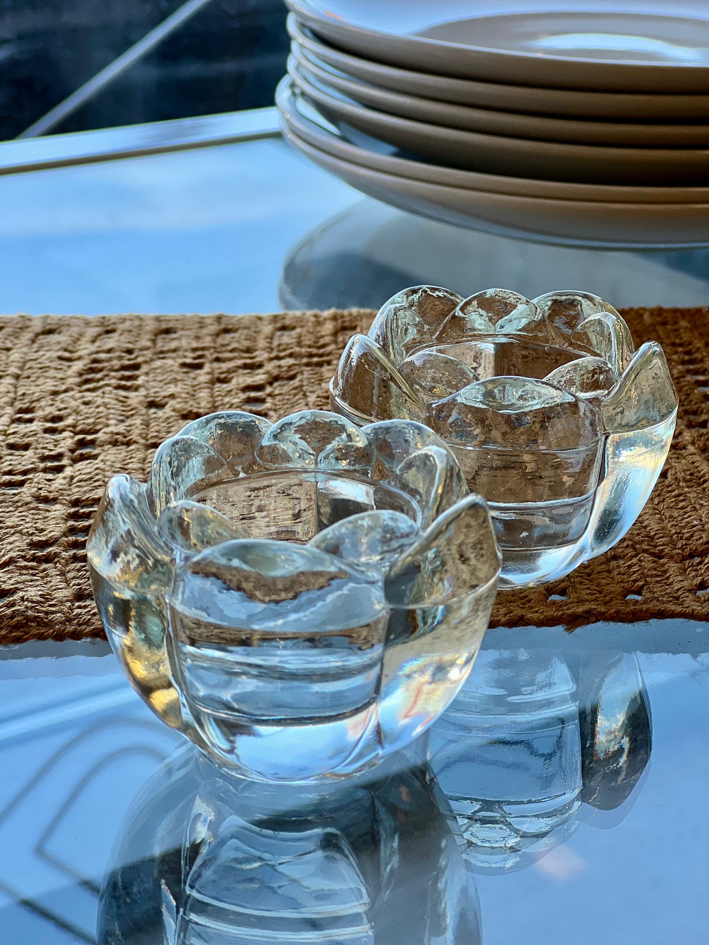 Stiklinės žvakidės