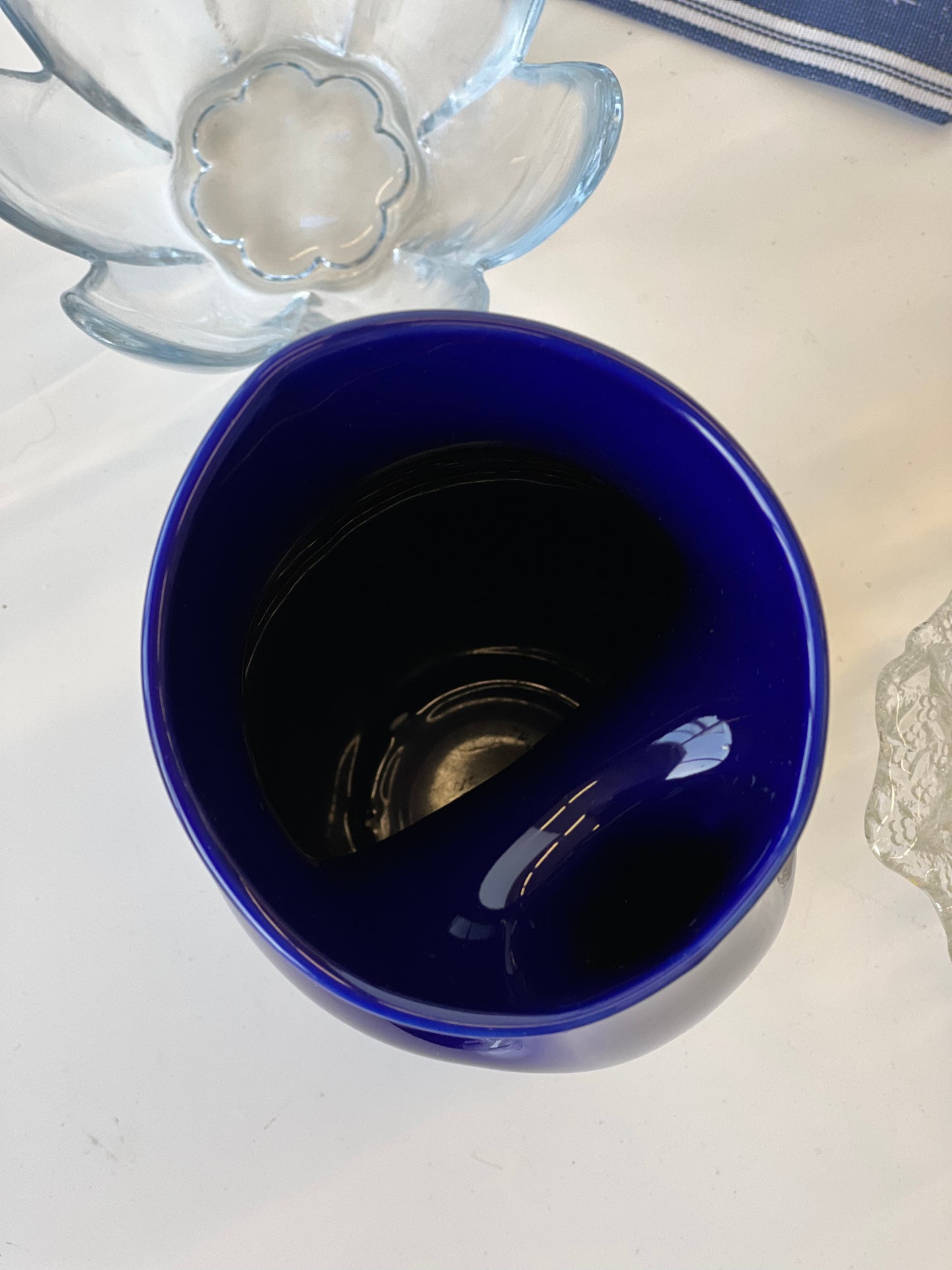Porcelianinė Maria Olofsson mėlyna vaza
