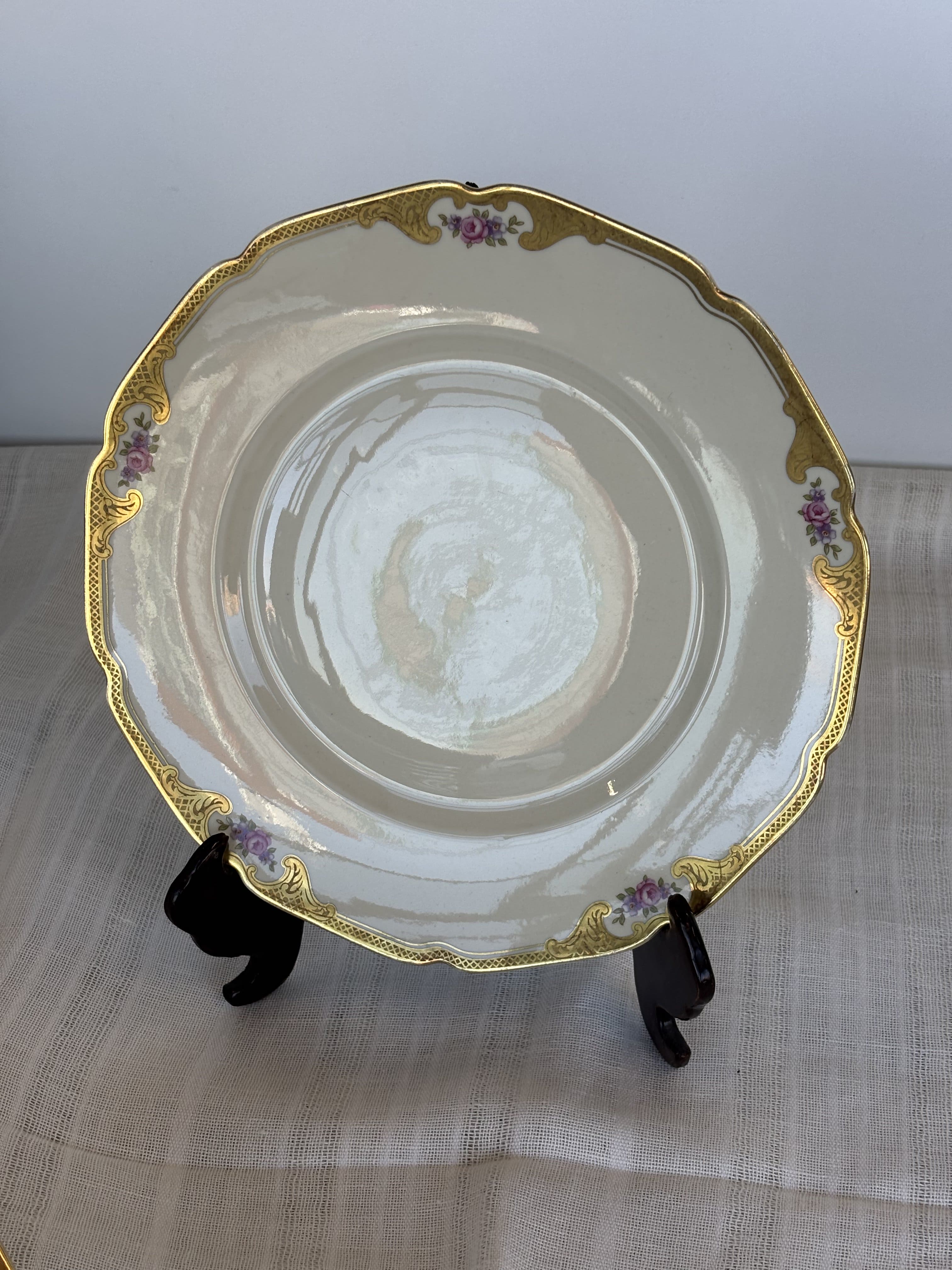 Antikvarinė Bavarijos porceliano lėkštė