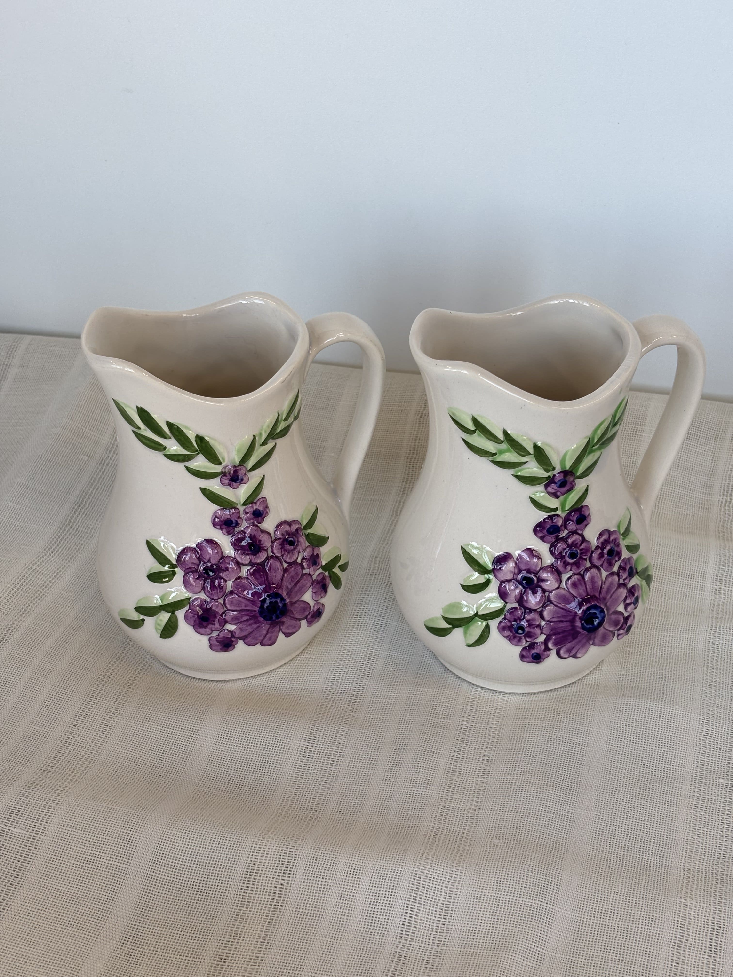 Vintažinis Rosa Ljung keraminis ąsotėlis