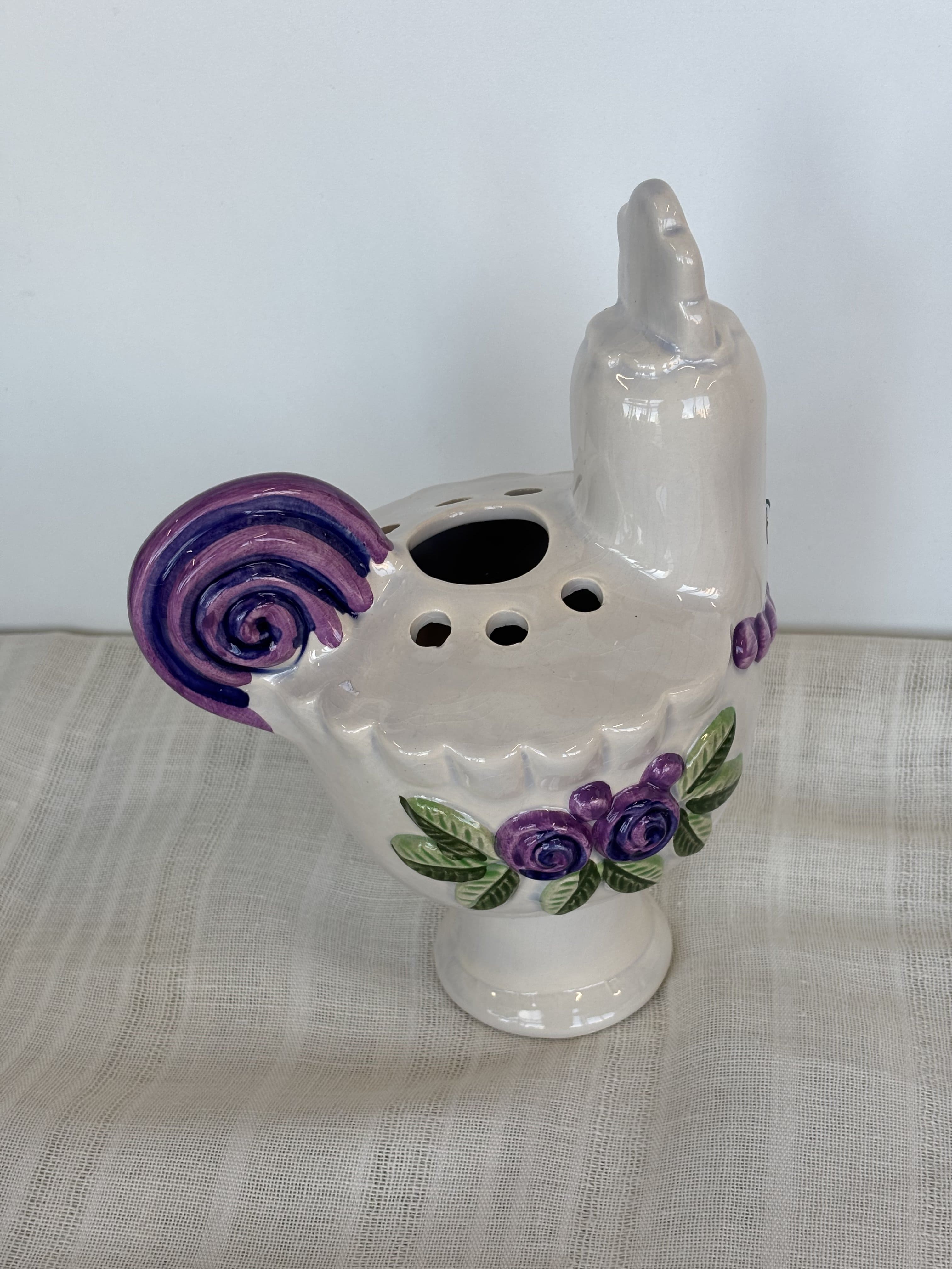 Vintažinė Rosa Ljung keraminė vaza „Gaidelis“