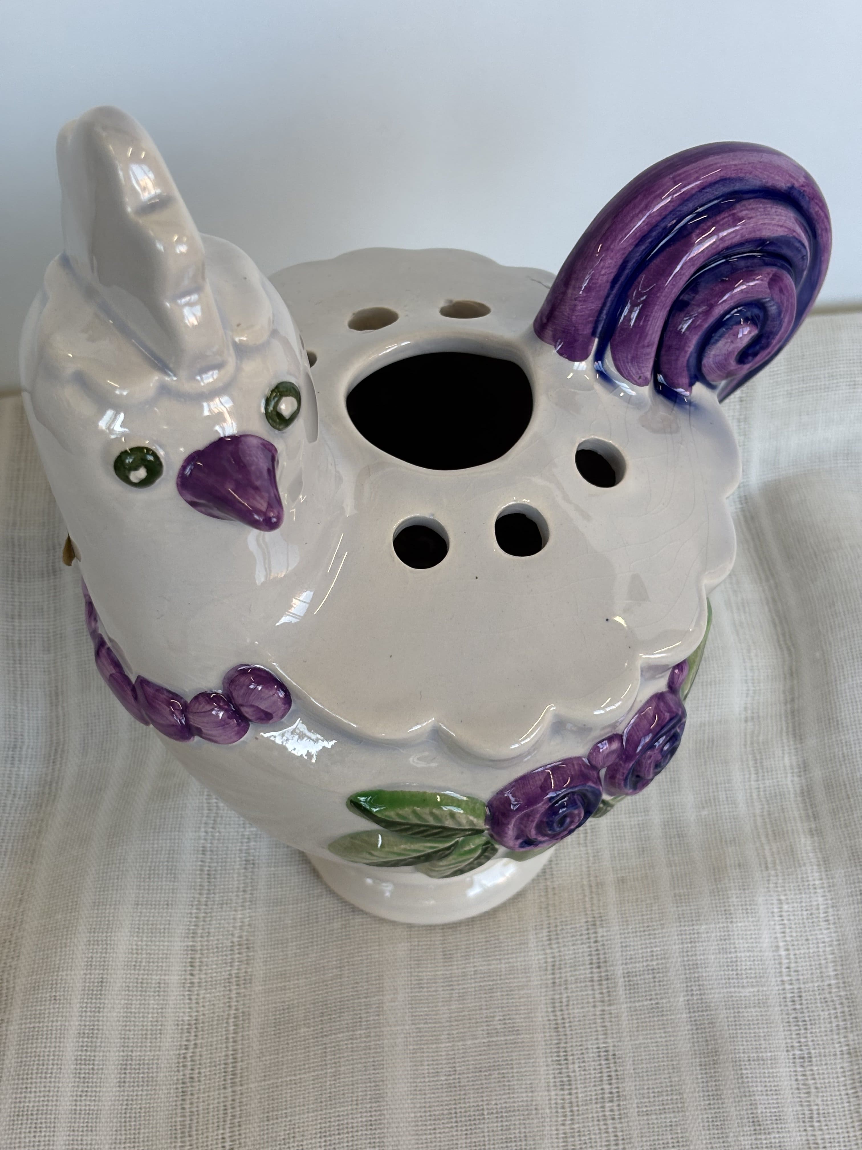 Vintažinė Rosa Ljung keraminė vaza „Gaidelis“