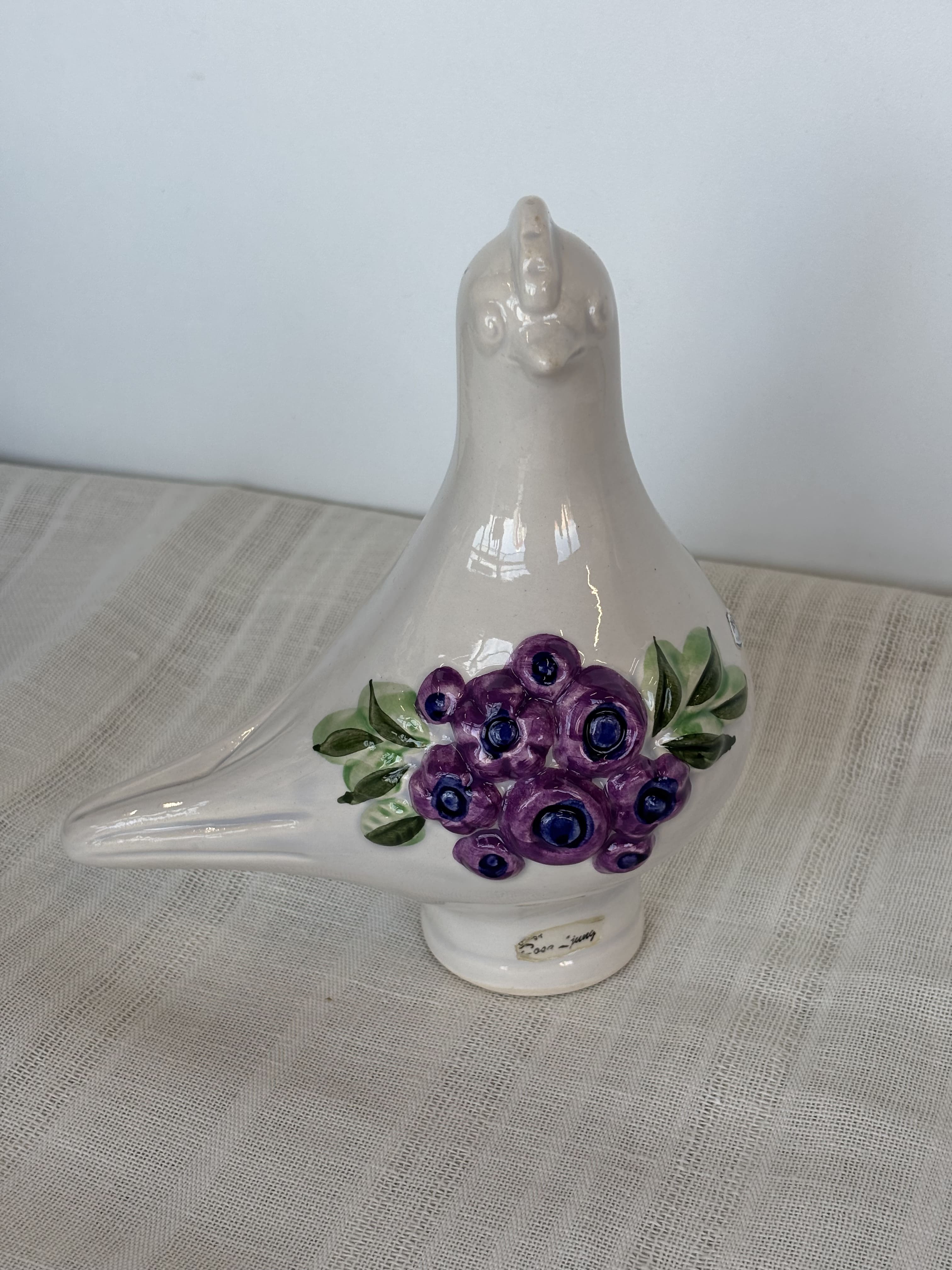 Vintažinė Rosa Ljung paukščio formos figūrėlė