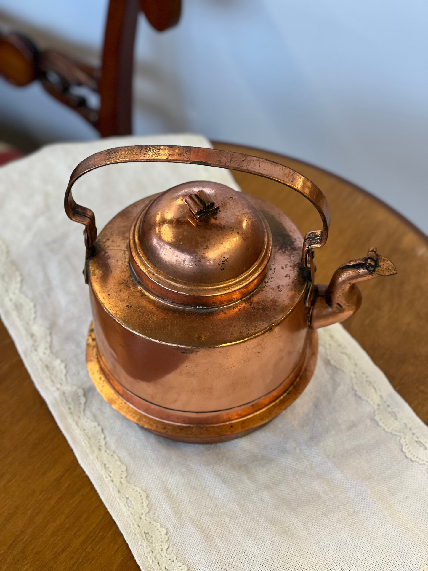 Antikvarinis - vintažinis varinis arbatinukas