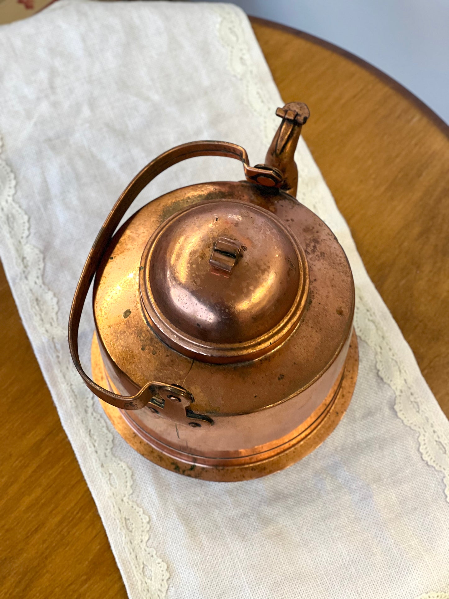 Antikvarinis - vintažinis varinis arbatinukas