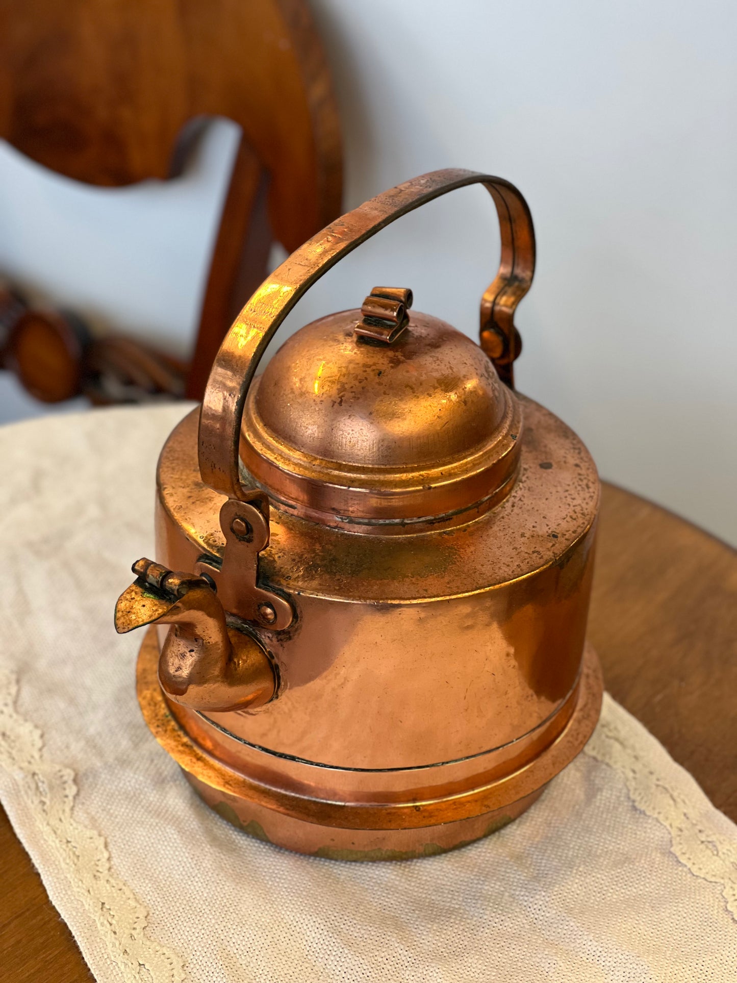 Antikvarinis - vintažinis varinis arbatinukas