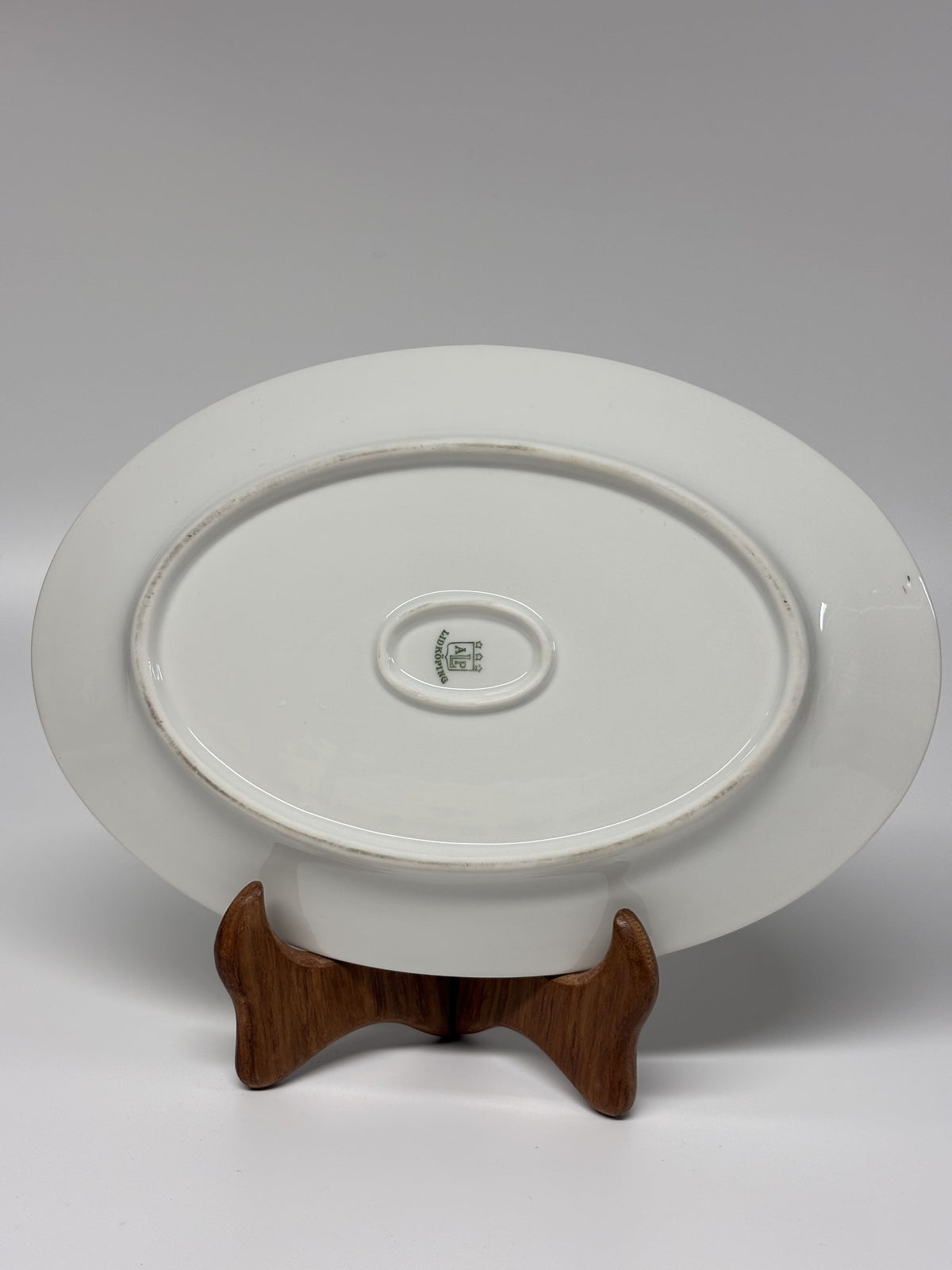 Vintažinis Art Deco stiliaus porcelianinis lėkštė