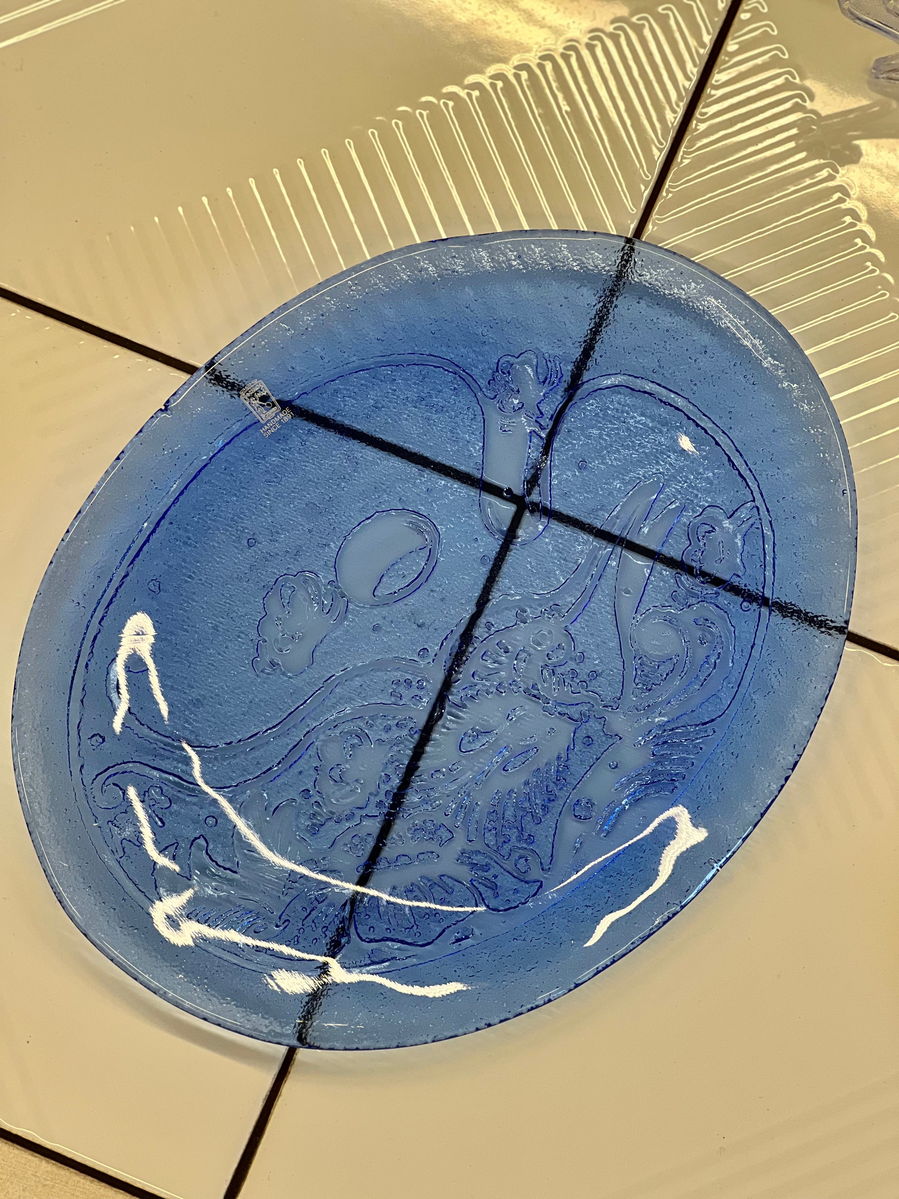 Astrid Gate mėlyna serviravimo lėkštė