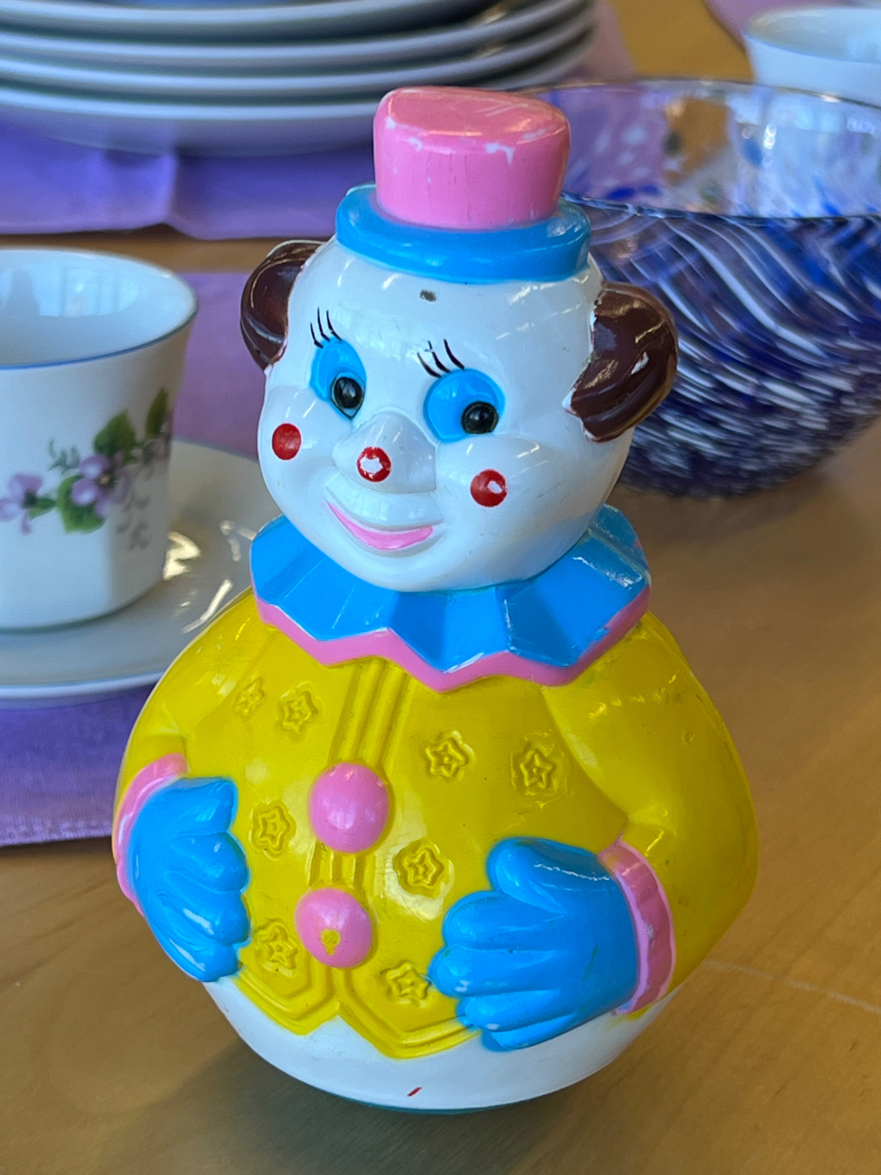 Vintažinis Roly Poly muzikinis žaislas