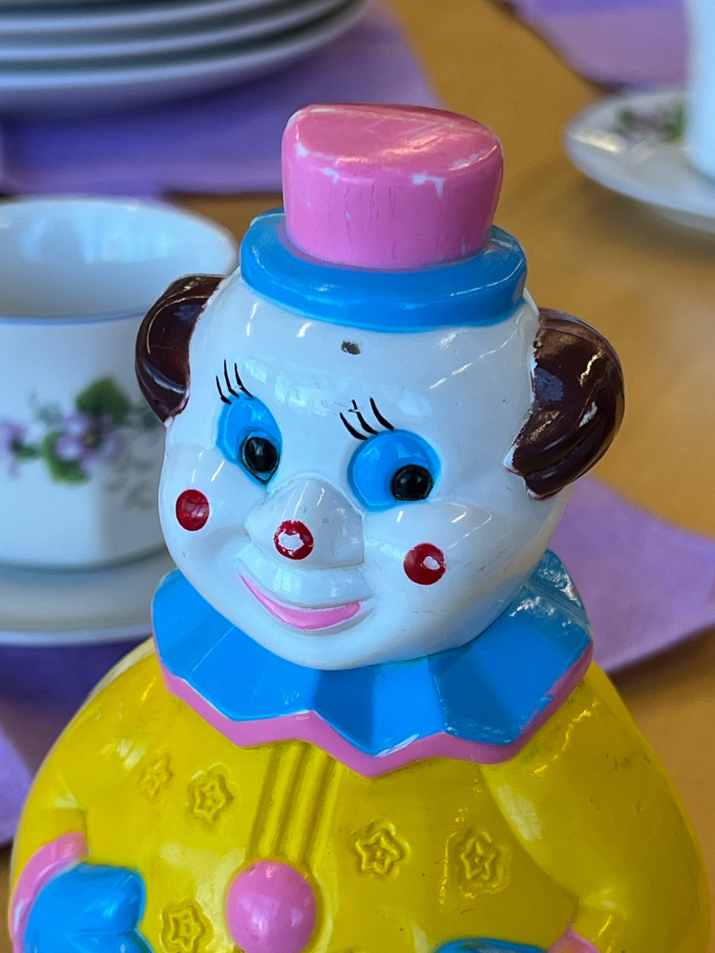 Vintažinis Roly Poly muzikinis žaislas