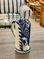 Mėlynai balta žvakidė