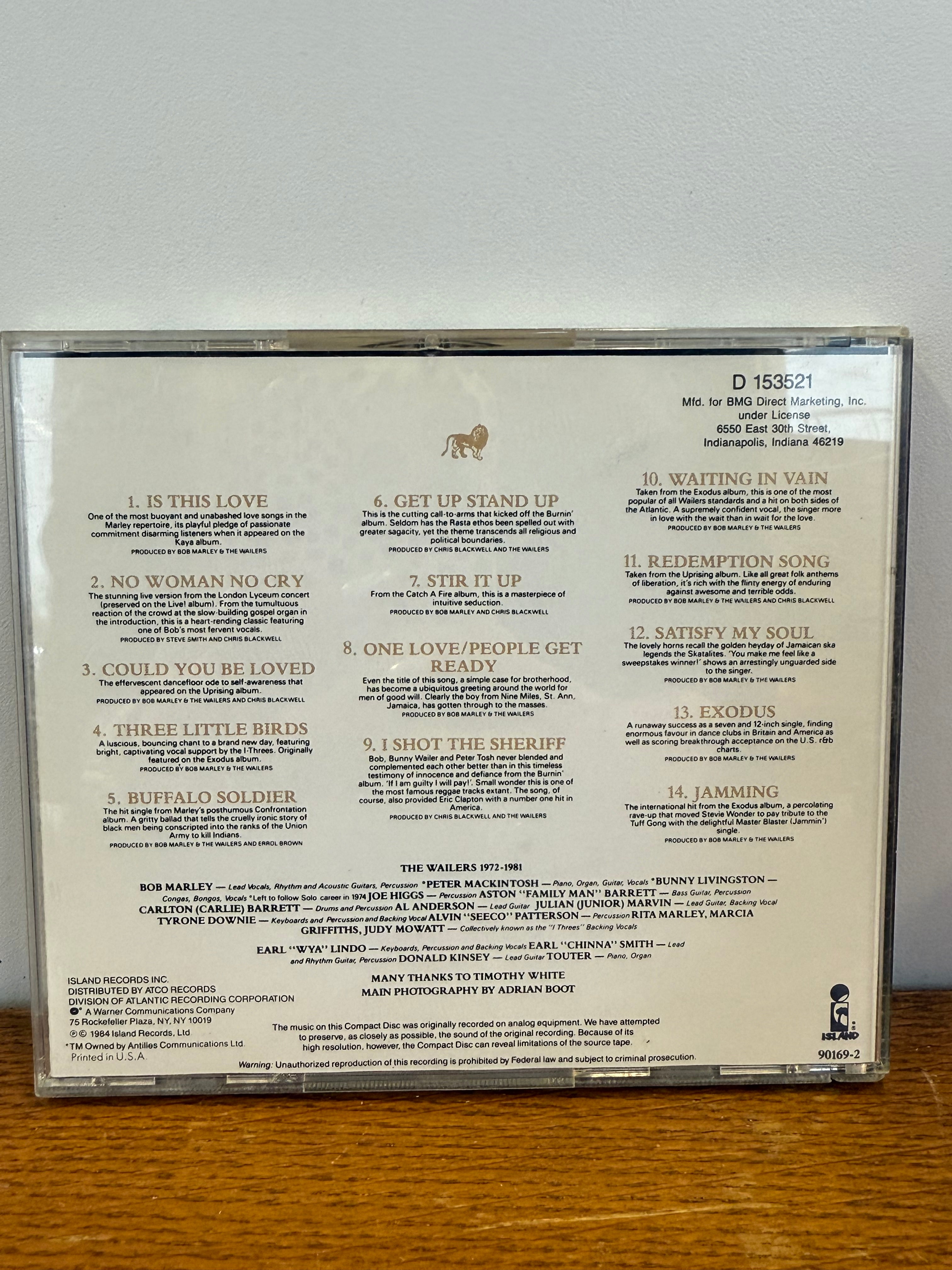 Muzikinis CD diskas Bob Marley