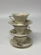 Vintažinis „Windsor Bone China“ puodelis su lėkštute