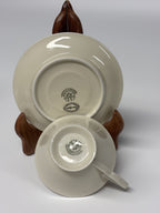 Vintažinis „Windsor Bone China“ puodelis su lėkštute