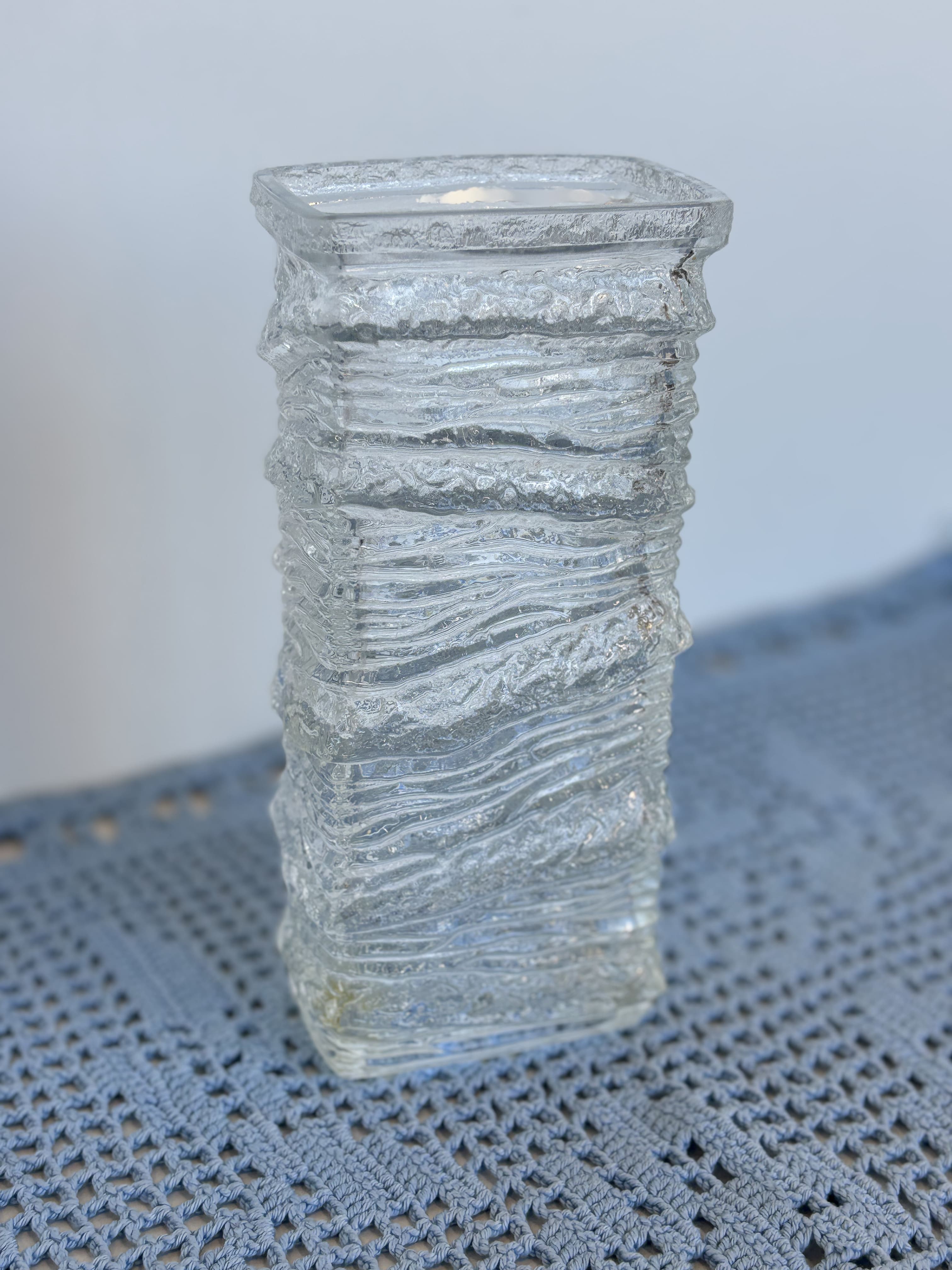 Art glass vintažinė vaza