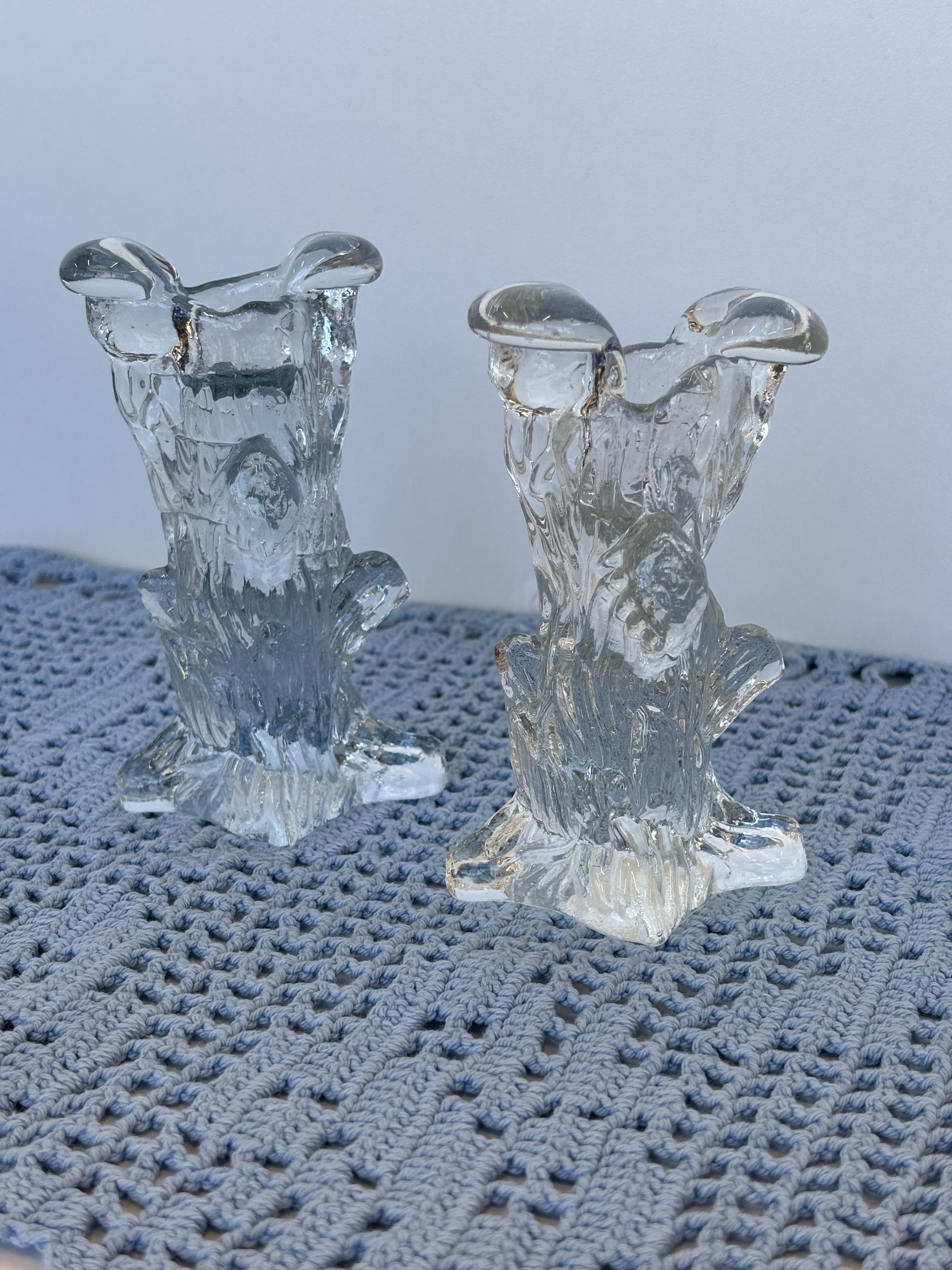 Art glass žvakidės