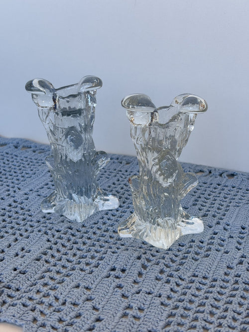 Art glass žvakidės