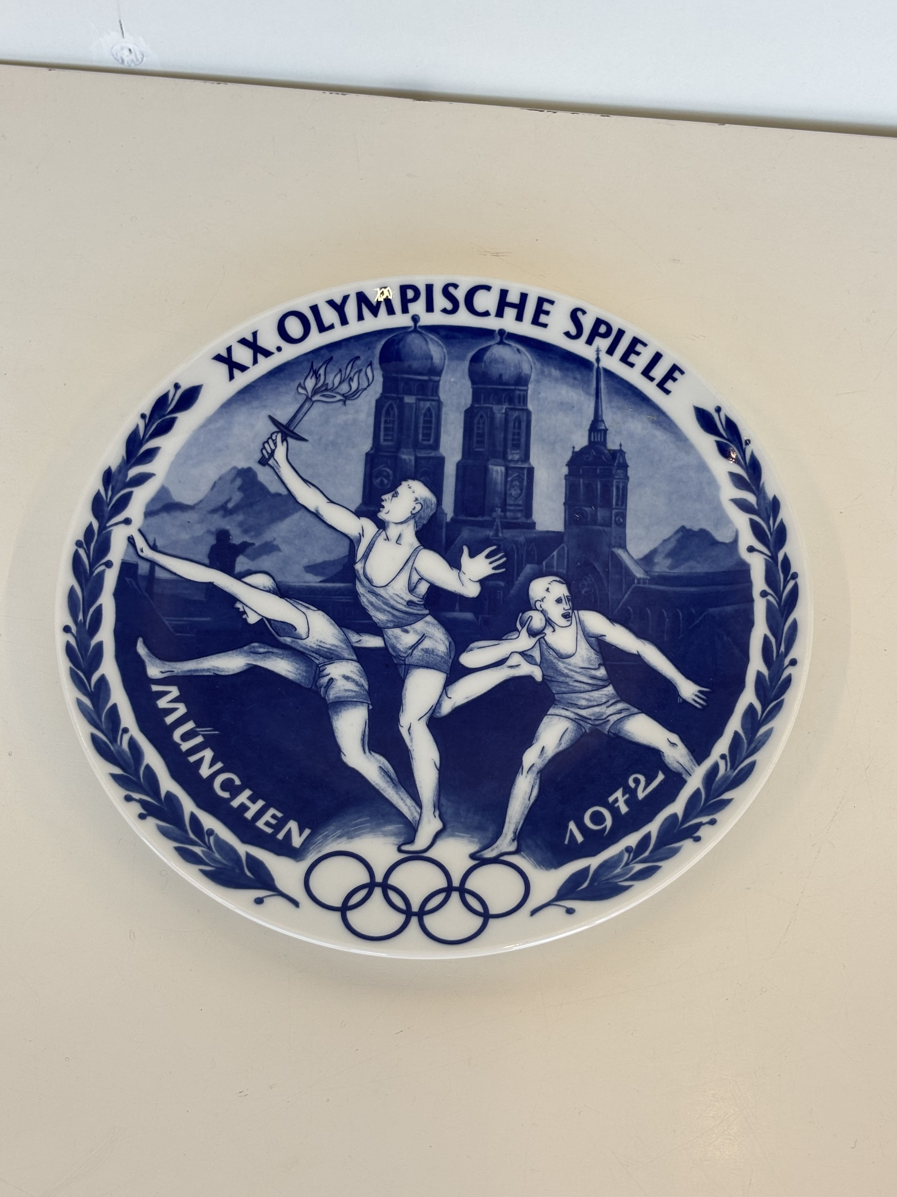 1972 m. Miuncheno olimpinių žaidynių porcelianinė lėkštė