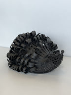 Rankų darbo metalo statulėlė „Ežiukas“