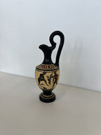 Rankų darbo graikiška „Oinochoe“ stiliaus vaza