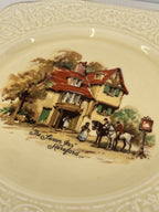 Porcelianinė lėkštė „The Swan Inn“