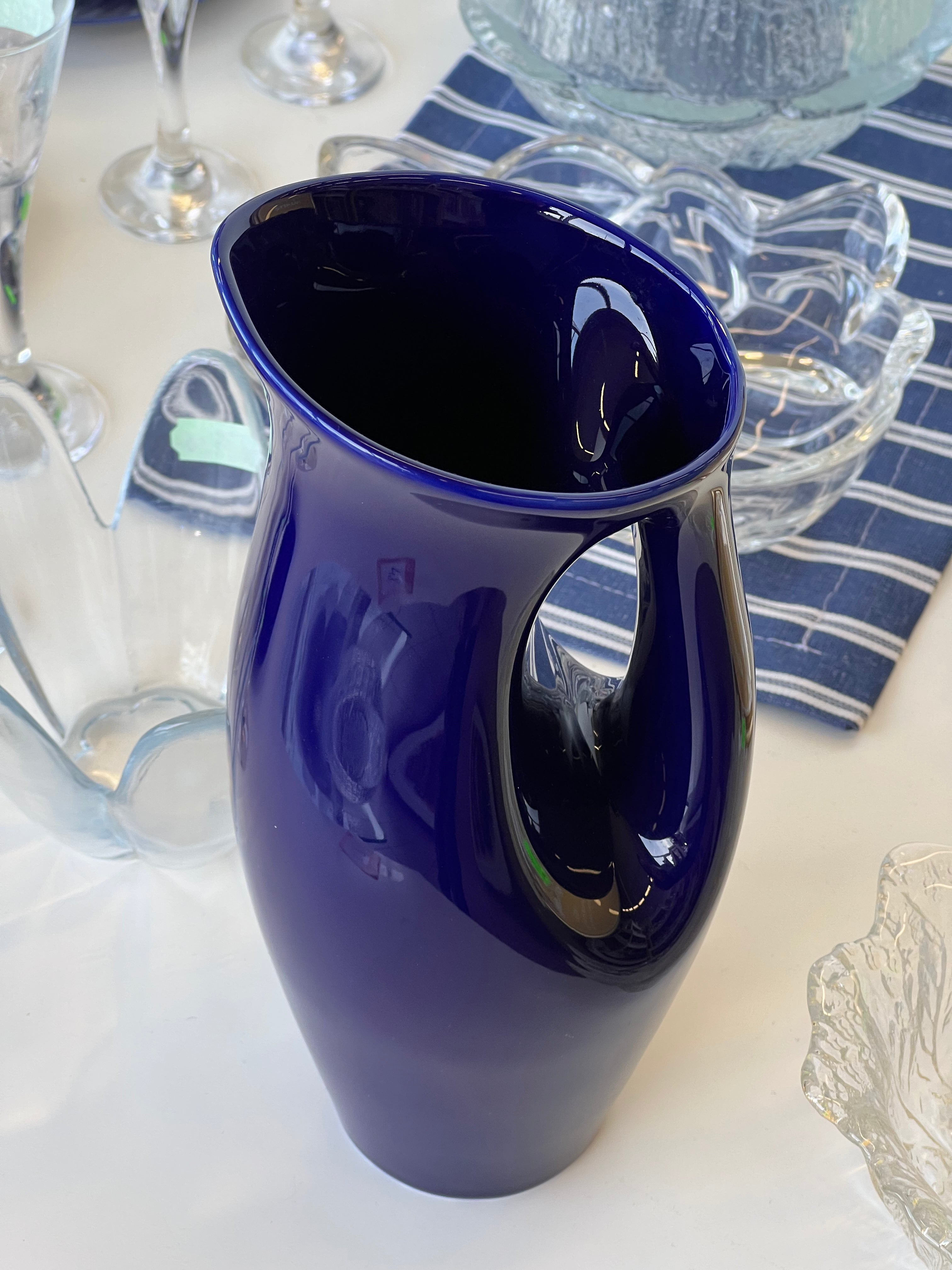 Porcelianinė Maria Olofsson mėlyna vaza