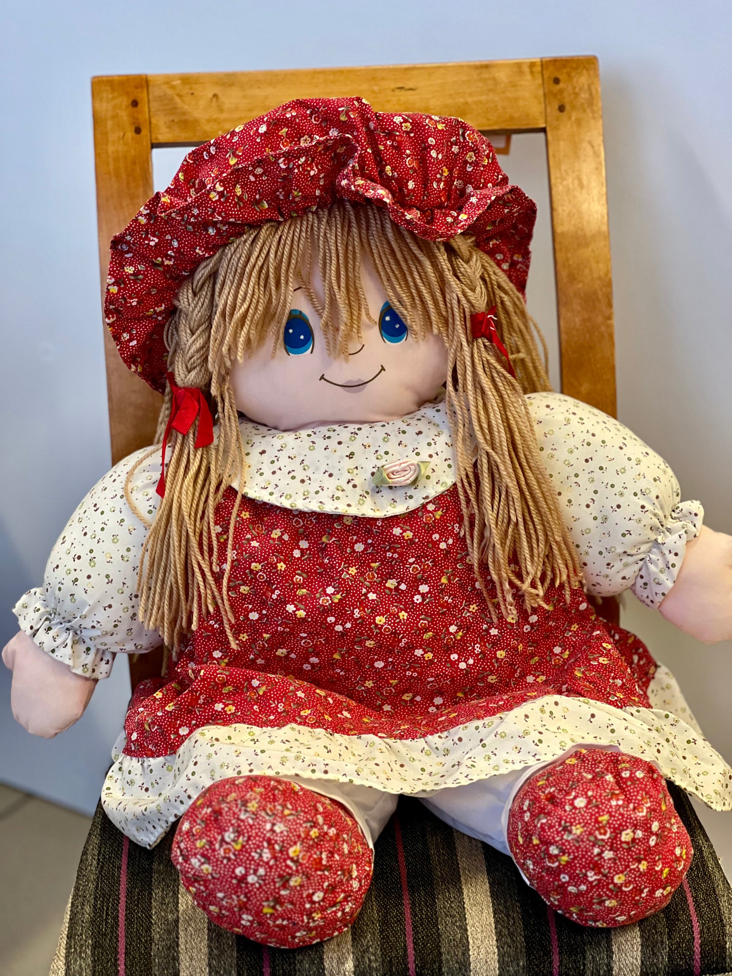 Vintažinė skudurinė lėlė