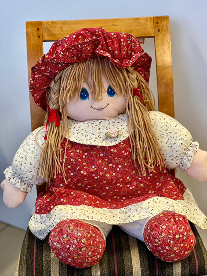 Vintažinė skudurinė lėlė