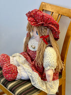 Vintažinė skudurinė lėlė