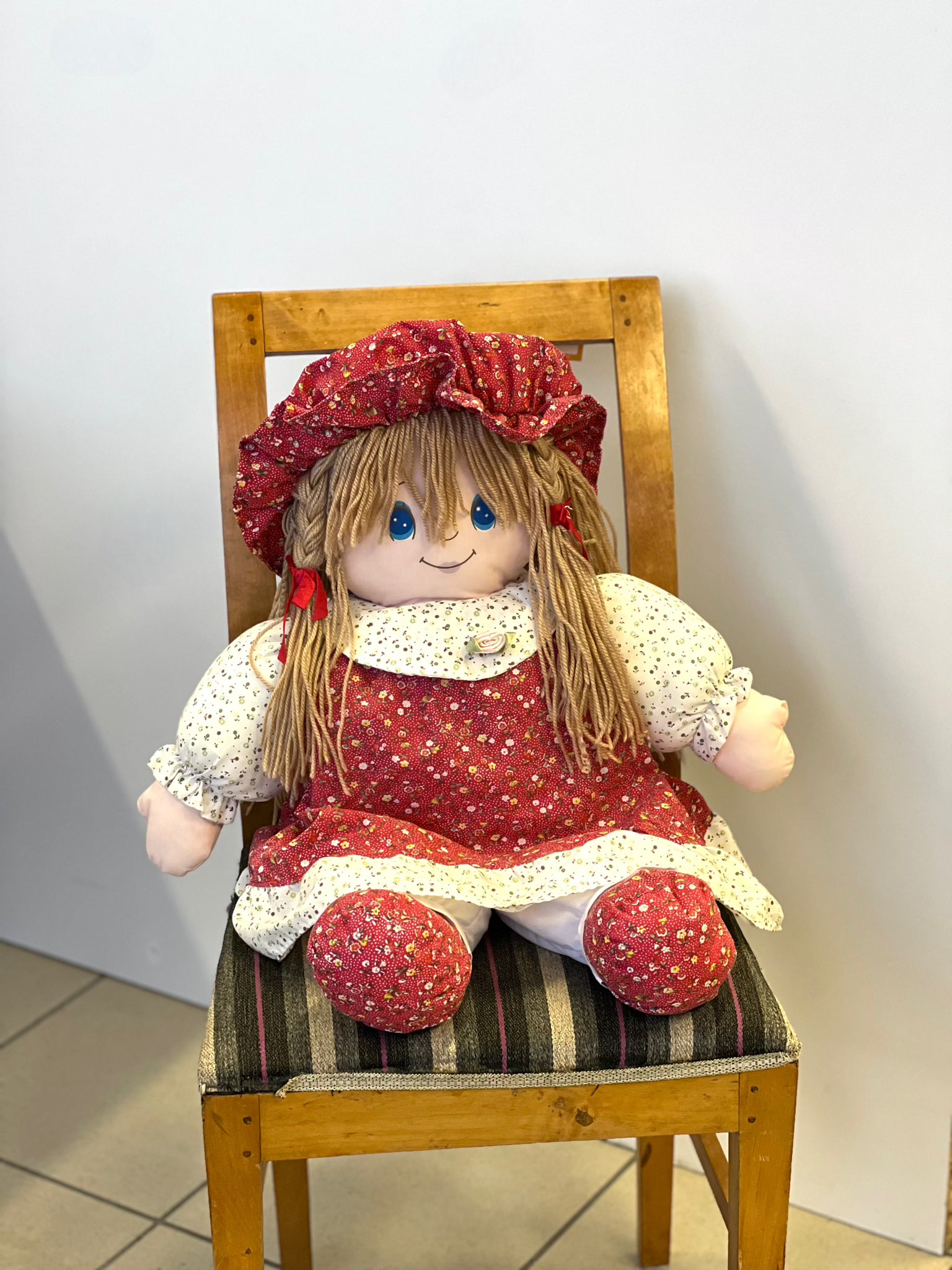 Vintažinė skudurinė lėlė