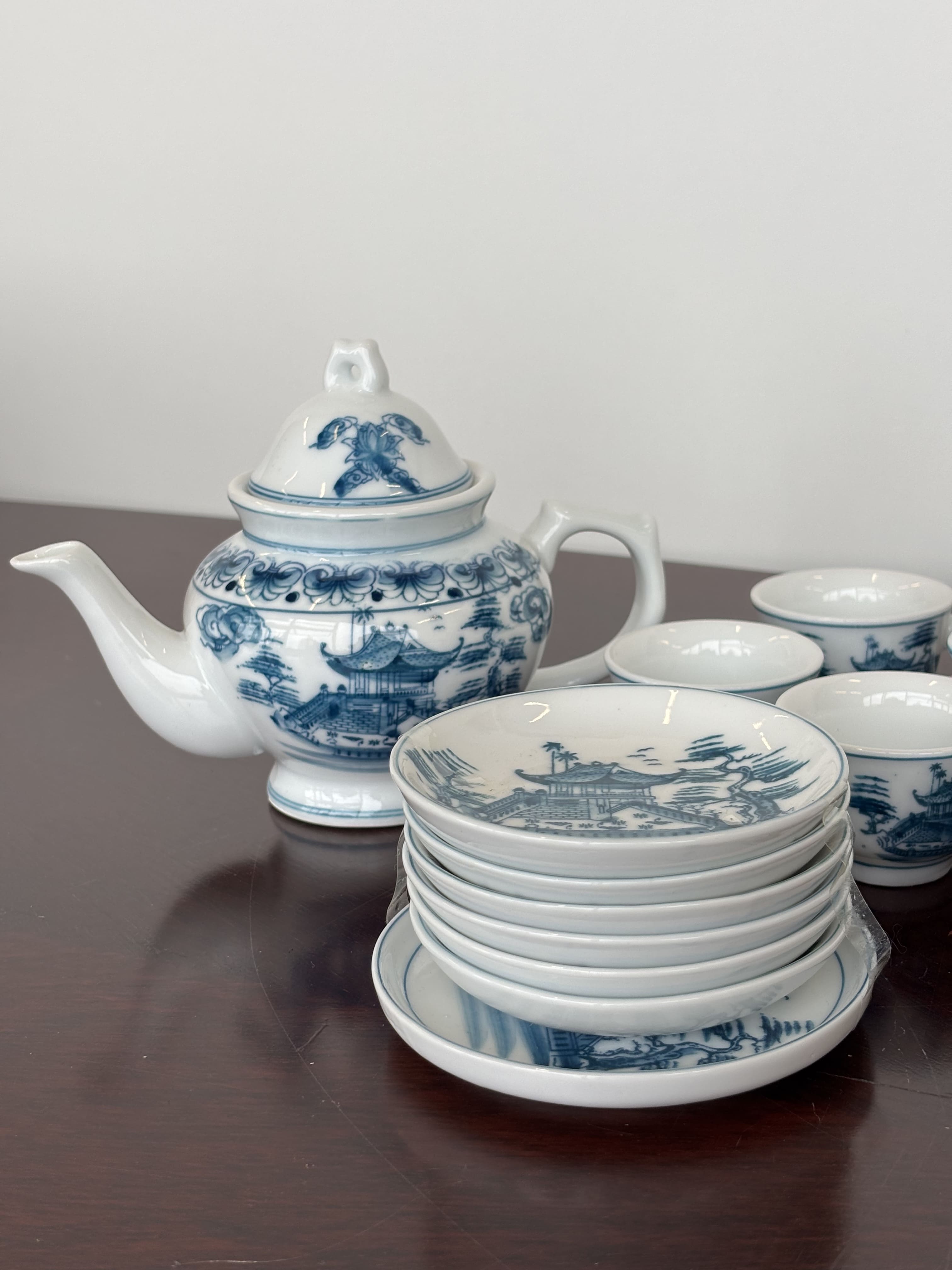 "Bat Trang" vietnamietiškas arbatos rinkinys