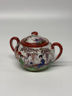 Japoniško „kiaušinio lukšto“ porceliano cukrinė