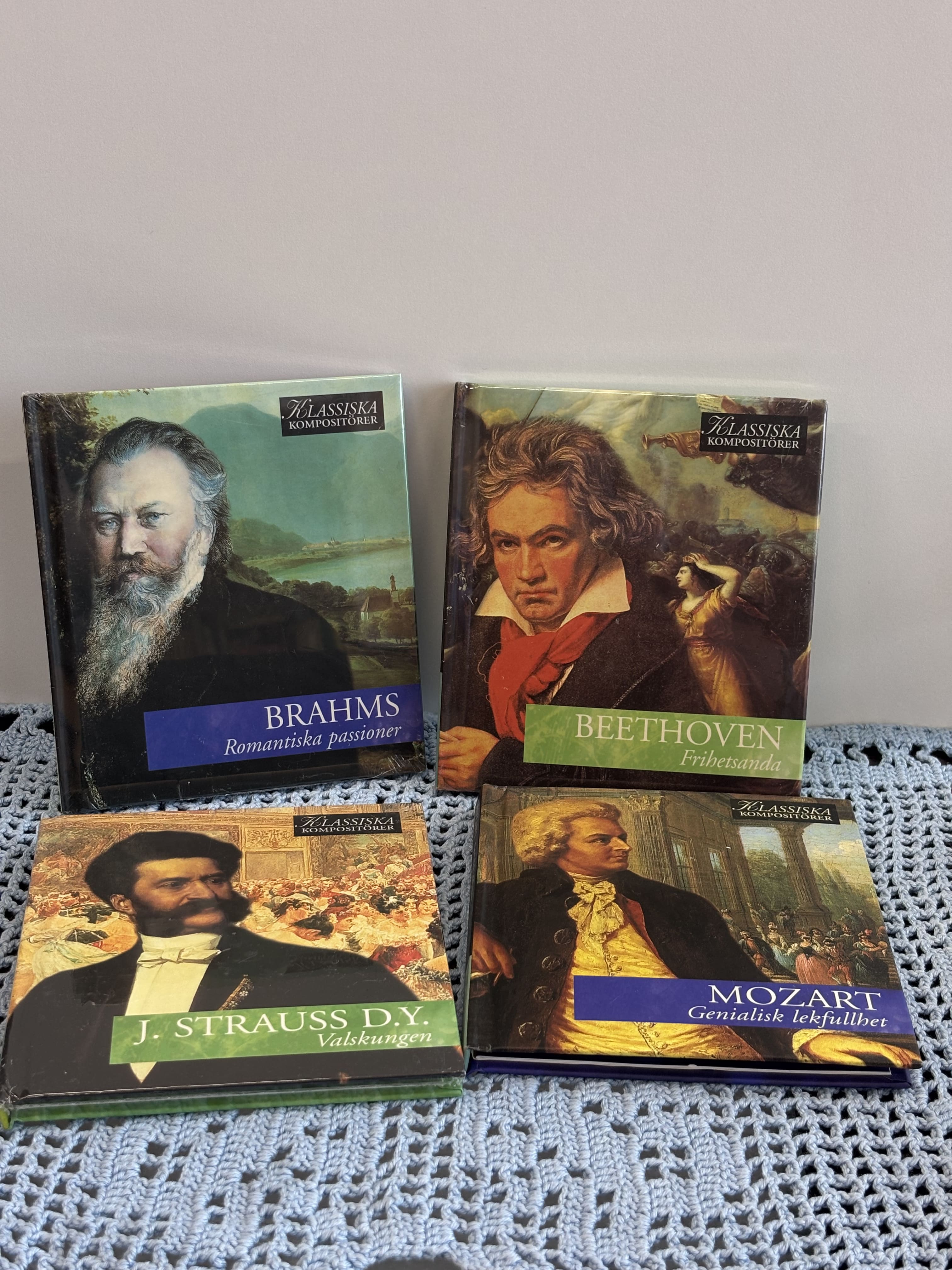 Klasikinės muzikos CD rinkinys (Beethoven, Mozart, Brahms, J. Strauss) – 4 vnt.