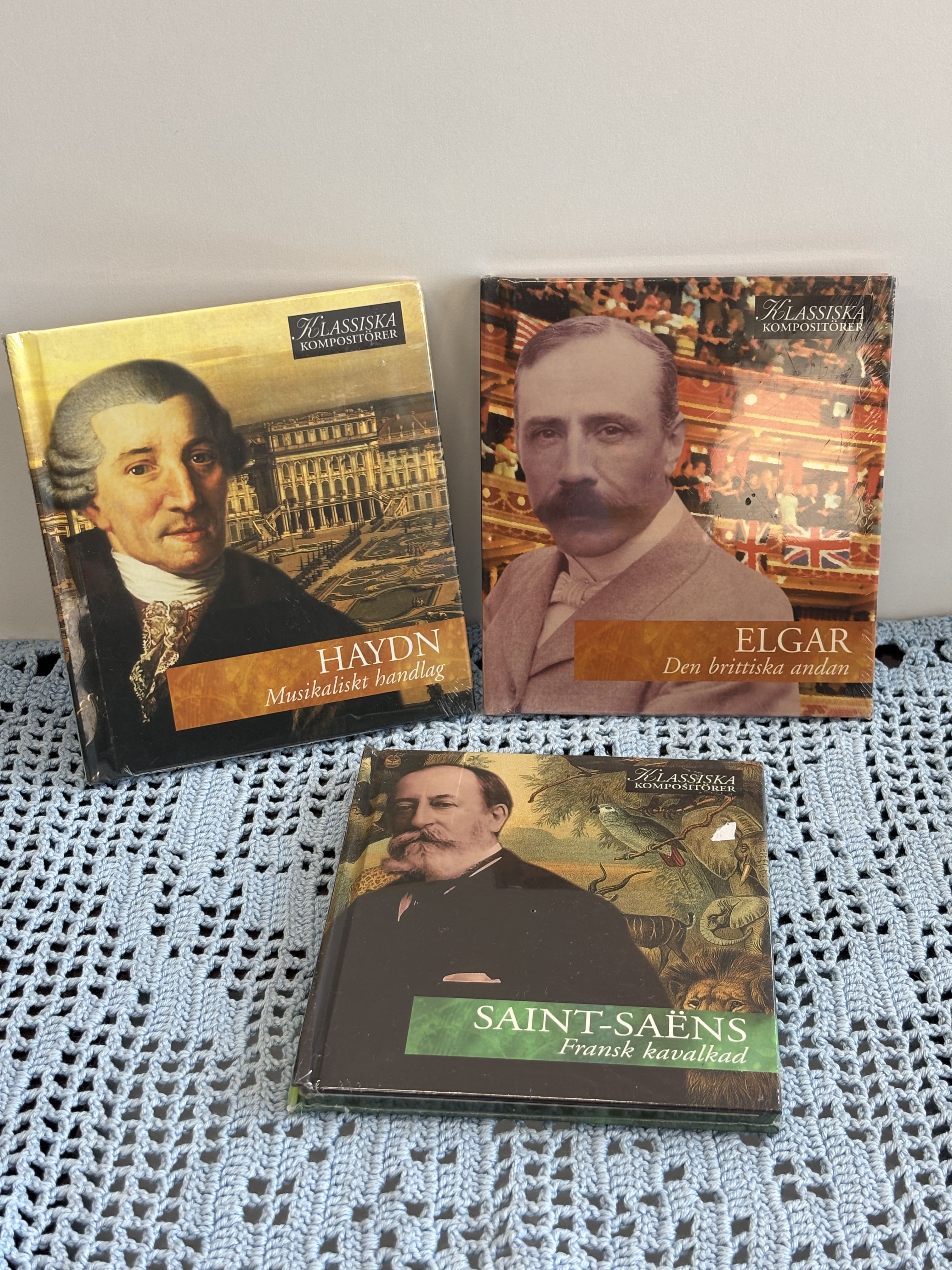 Klasikinės muzikos CD rinkinys (Haydn, Elgar, Saint-Saëns) – 3 vnt.