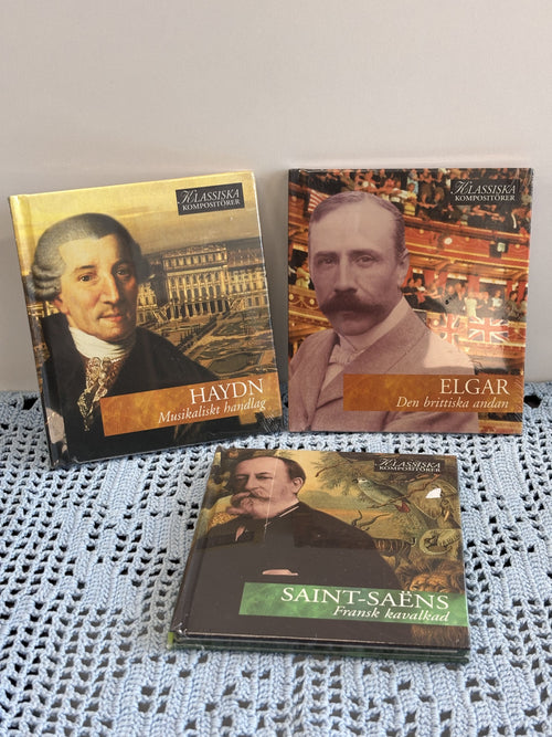 Klasikinės muzikos CD rinkinys (Haydn, Elgar, Saint-Saëns) – 3 vnt.