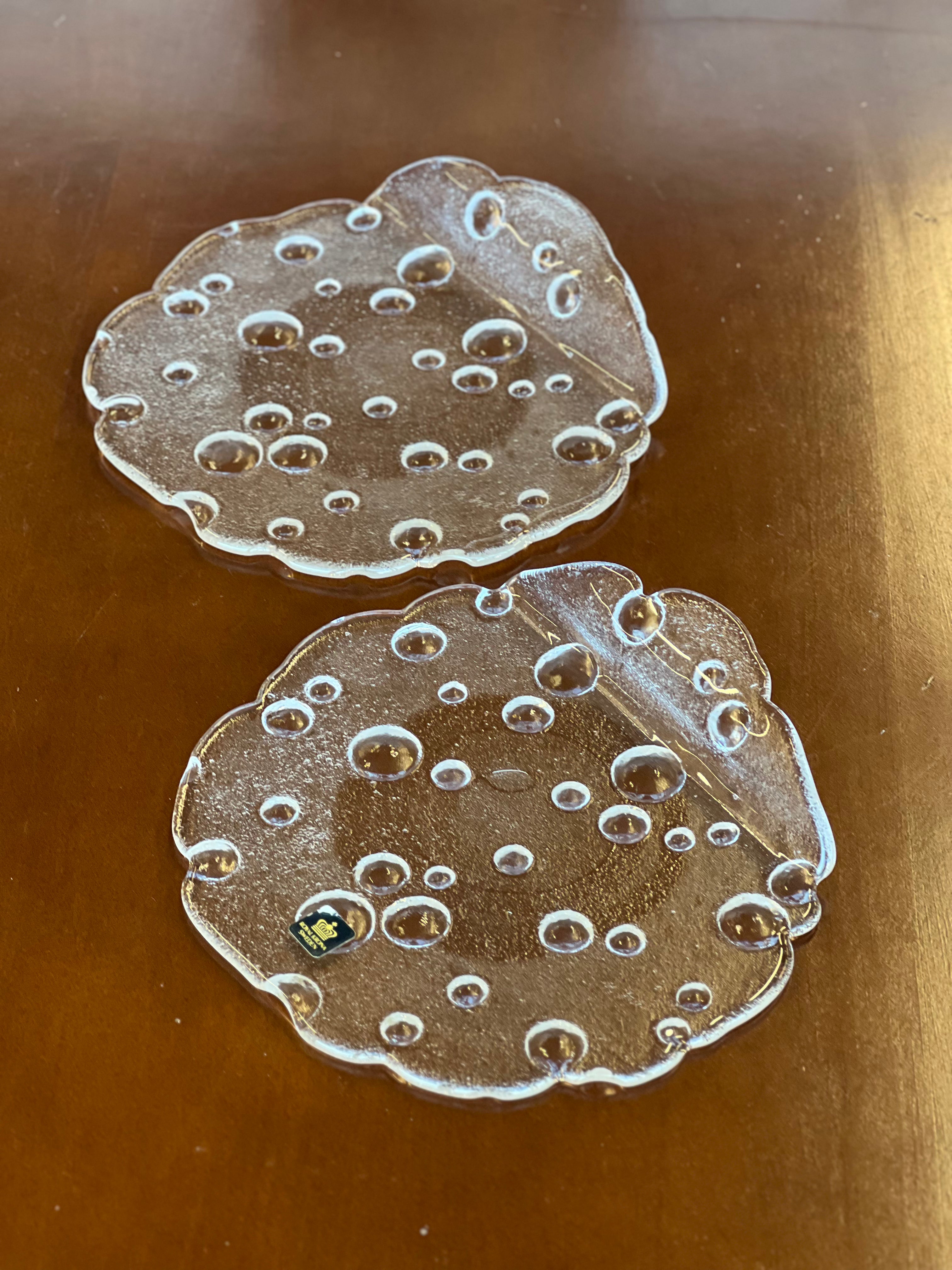 Stiklinė lėkštė užkandžiams