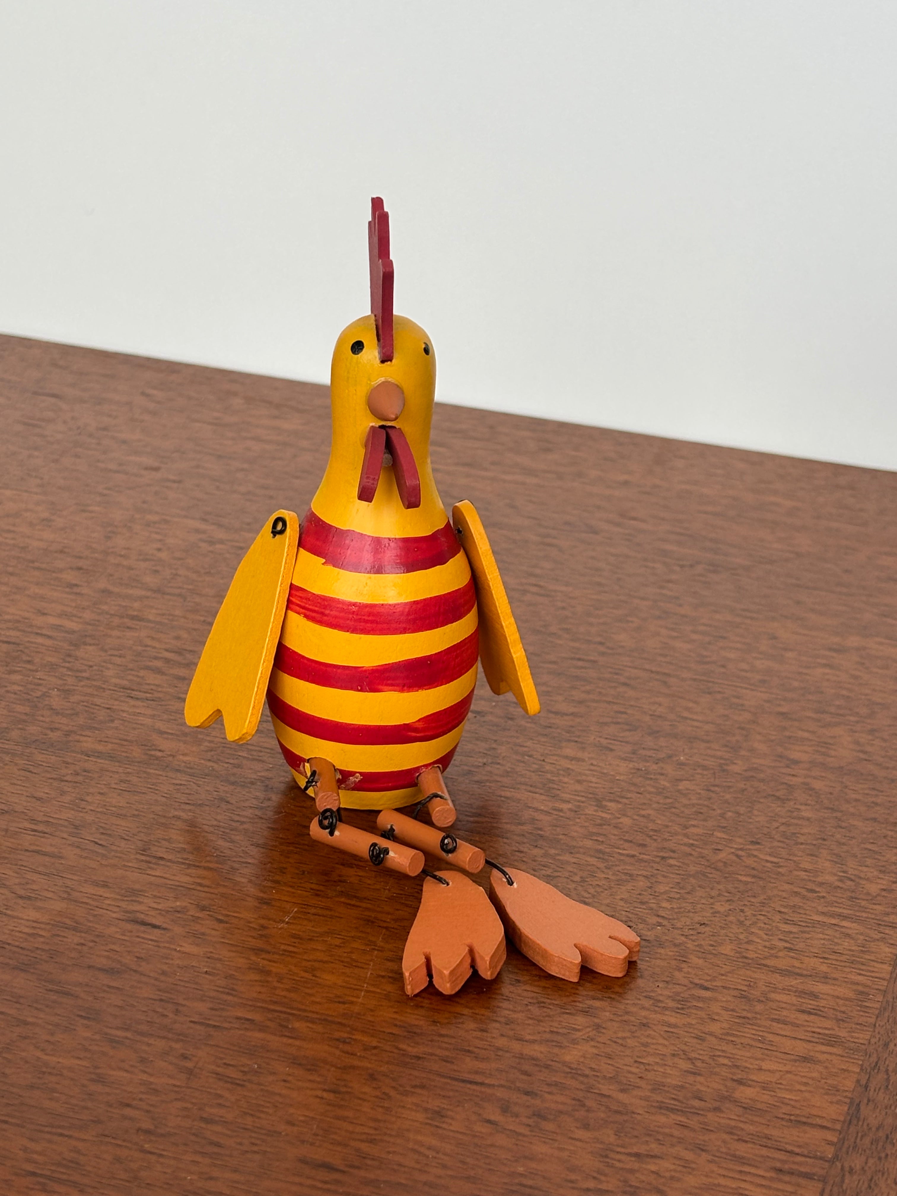 Velykinė medinė gaidžio dekoracija