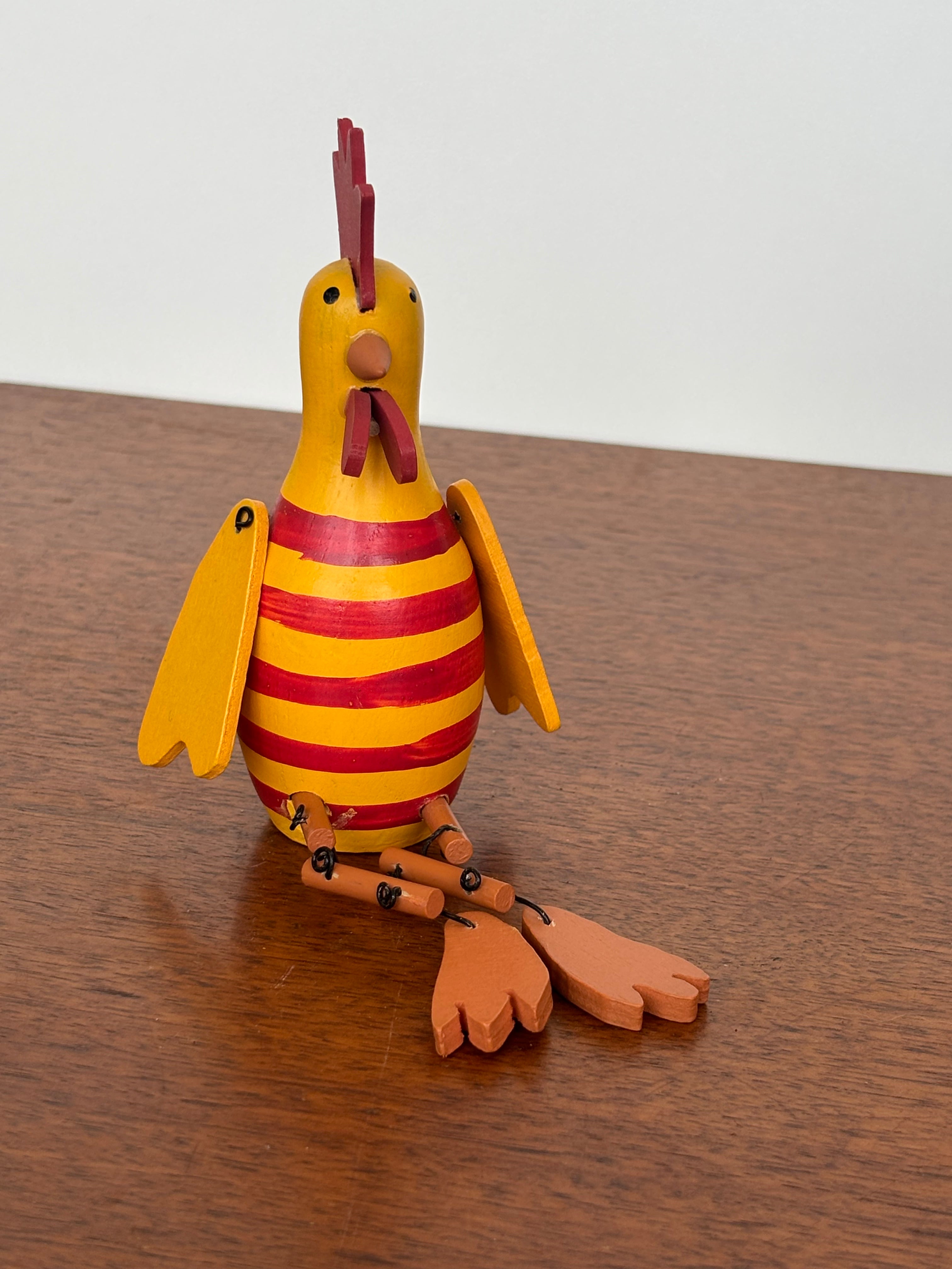 Velykinė medinė gaidžio dekoracija