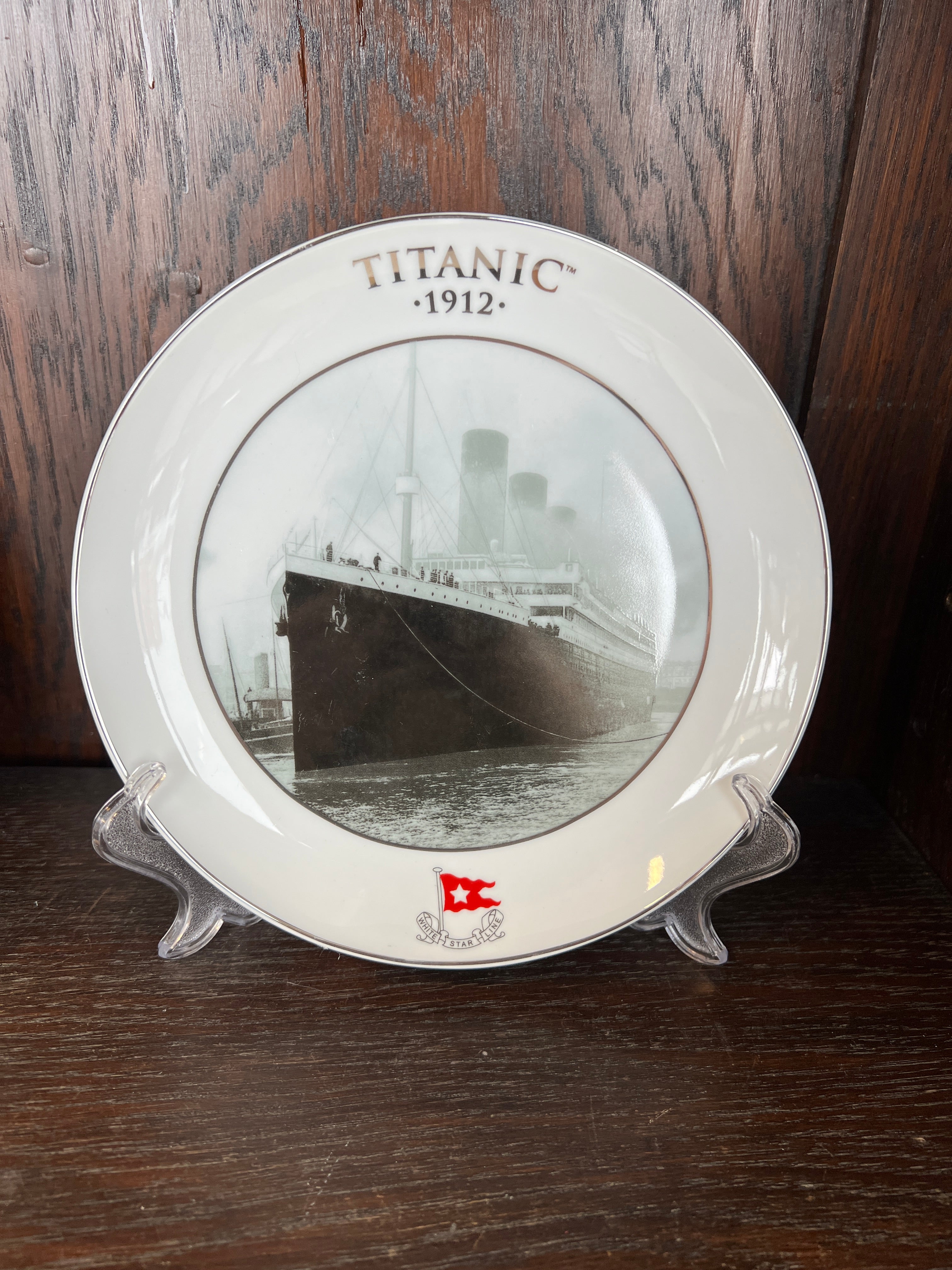 Dekortyvinė porcelianinė lėkštė "Titanic 1912"