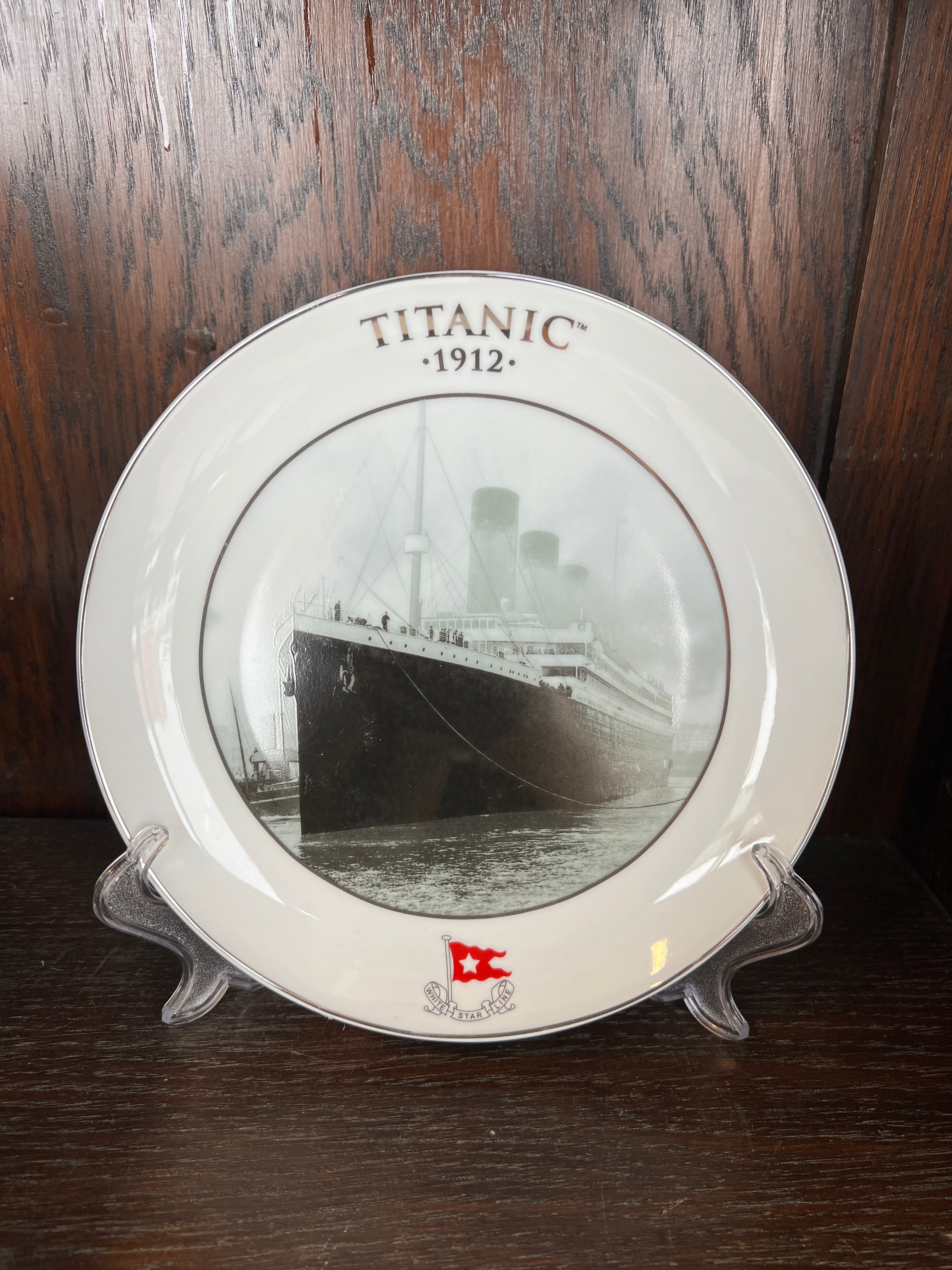 Dekortyvinė porcelianinė lėkštė "Titanic 1912"