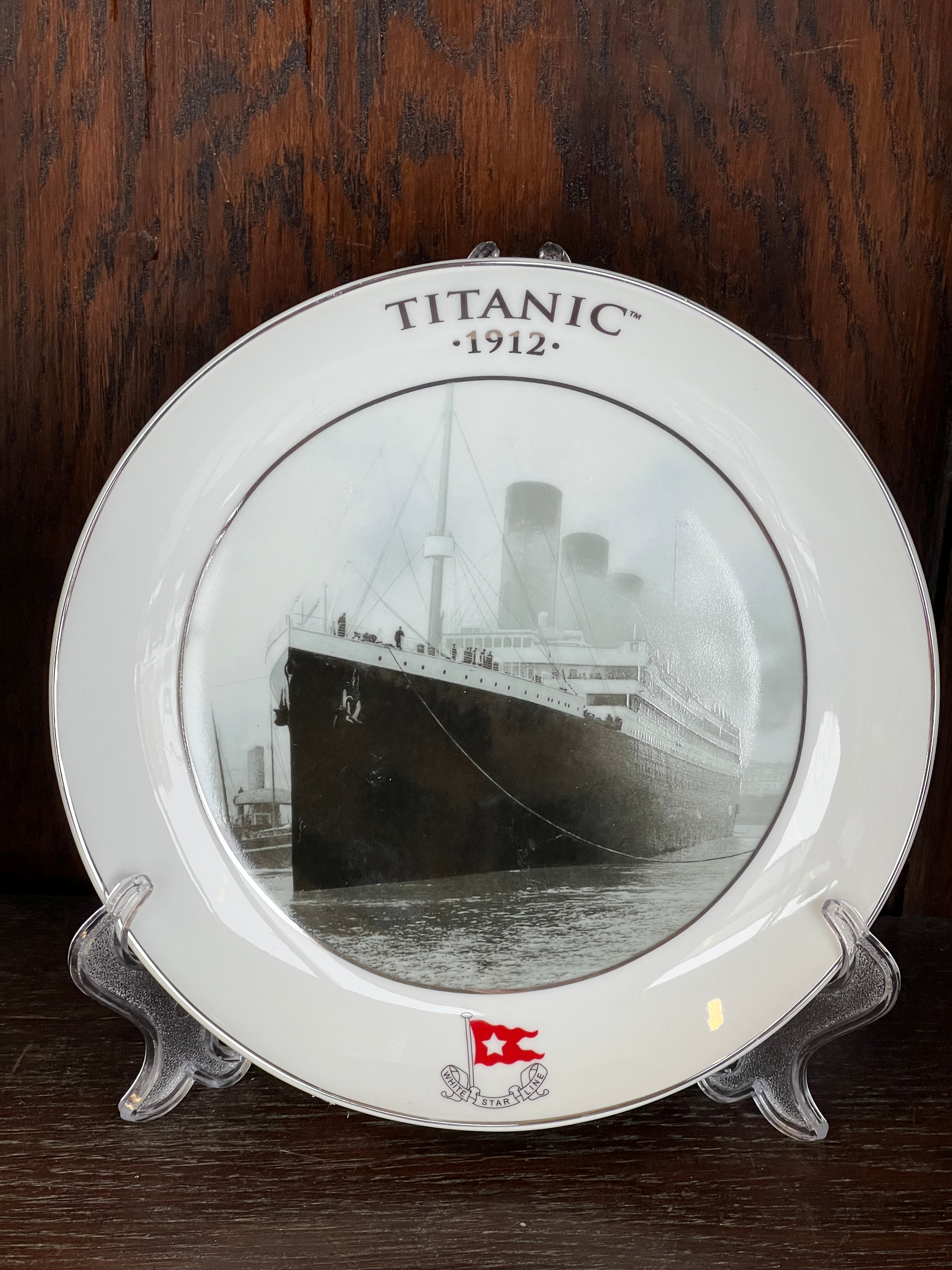 Dekortyvinė porcelianinė lėkštė "Titanic 1912"
