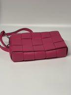 Diva’s Bag rožinė odinė rankinė