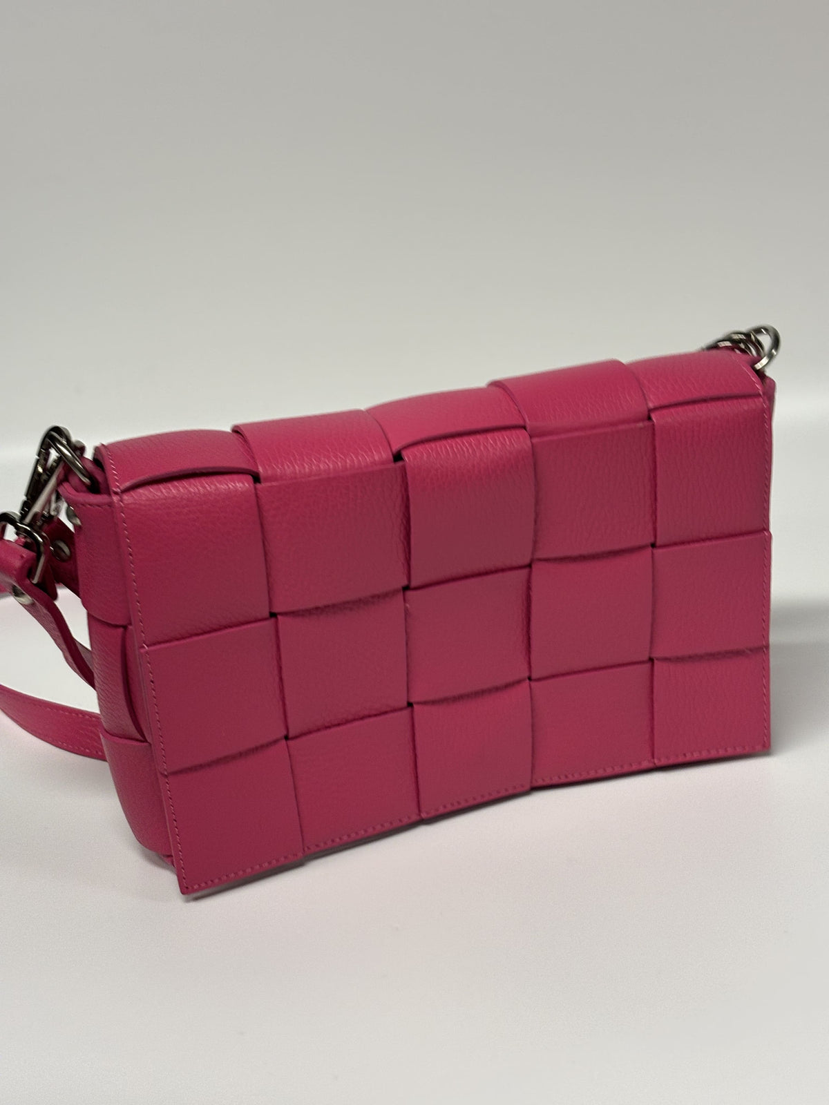 Diva’s Bag rožinė odinė rankinė