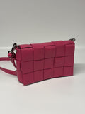 Diva’s Bag rožinė odinė rankinė