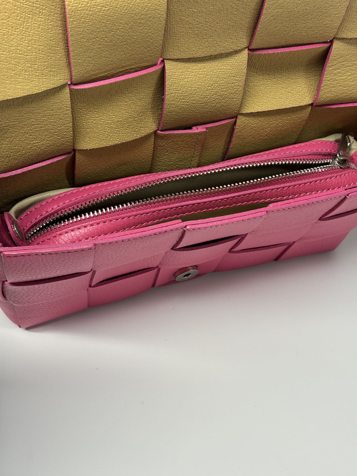 Diva’s Bag rožinė odinė rankinė