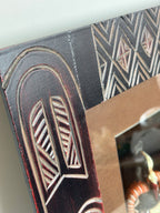 Afrikos genčių kaukė rėmelyje