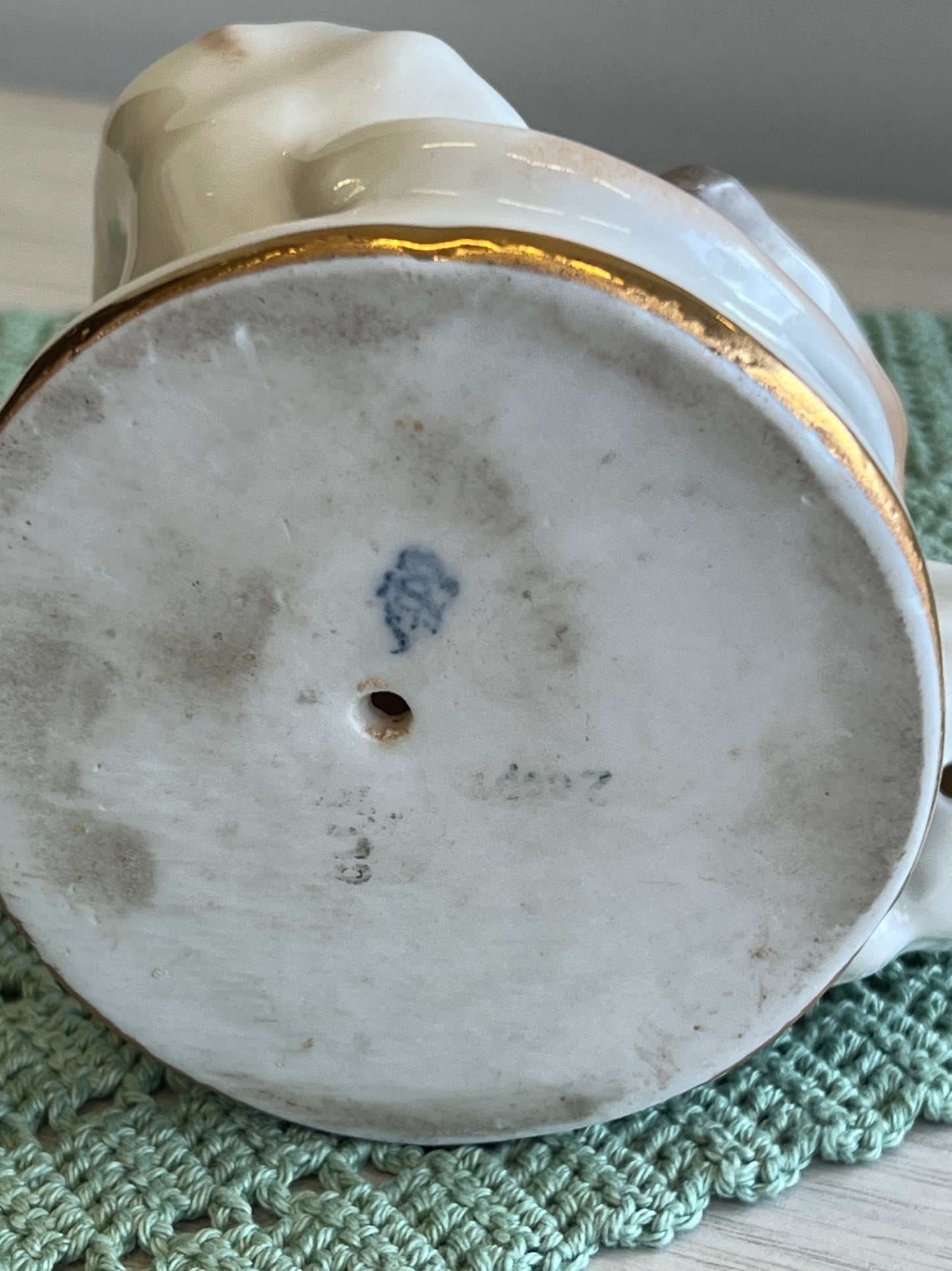 Vintažinė Lomonosovo porceliano figūrėlė „Liūtas ir zuikis“